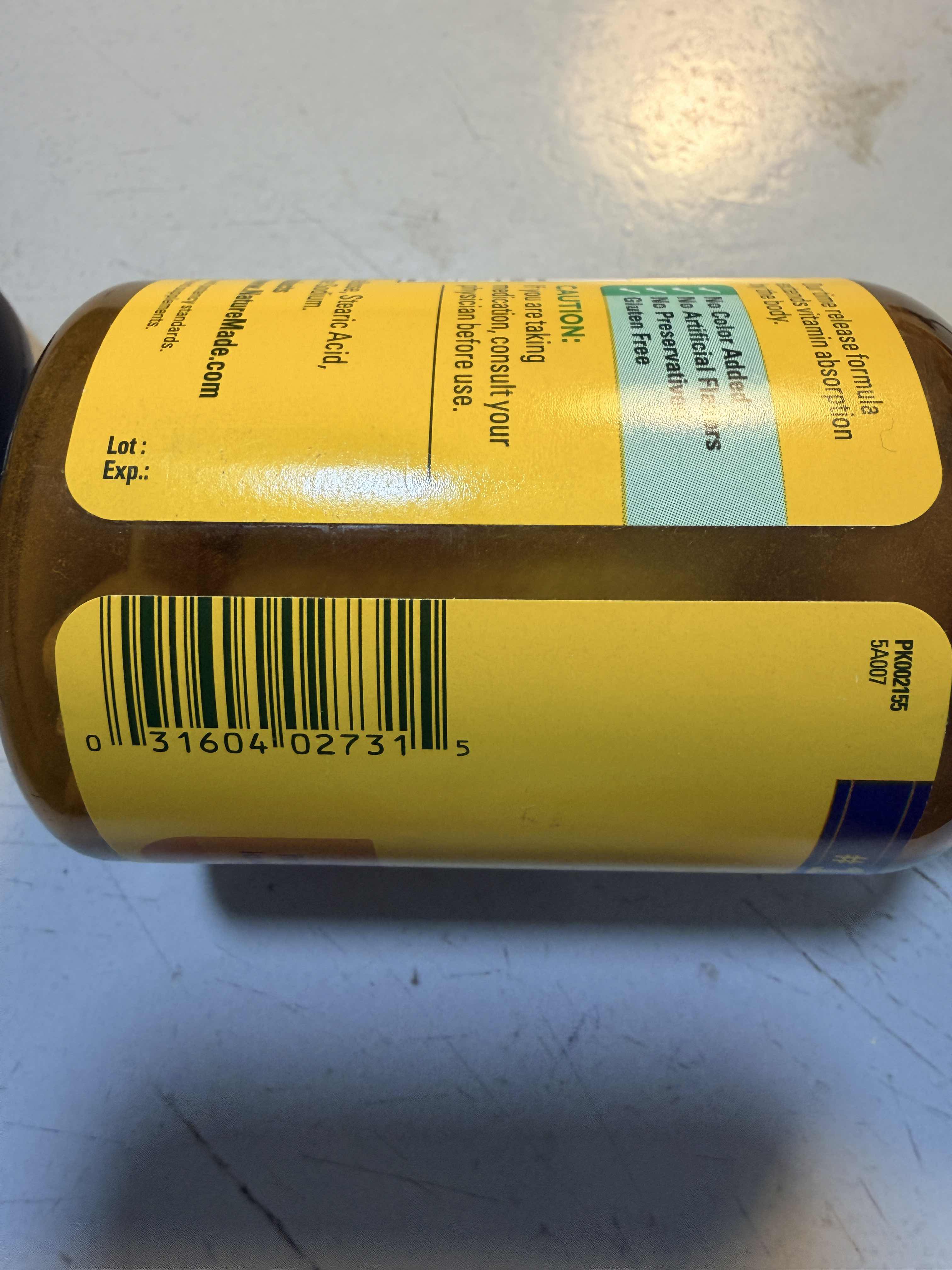 Viên uống bổ sung Vitamin B12 1000 mcg Nature Made 160 viên - Hỗ trợ sức khỏe hệ thần kinh và hồng cầu, sản phẩm Mỹ