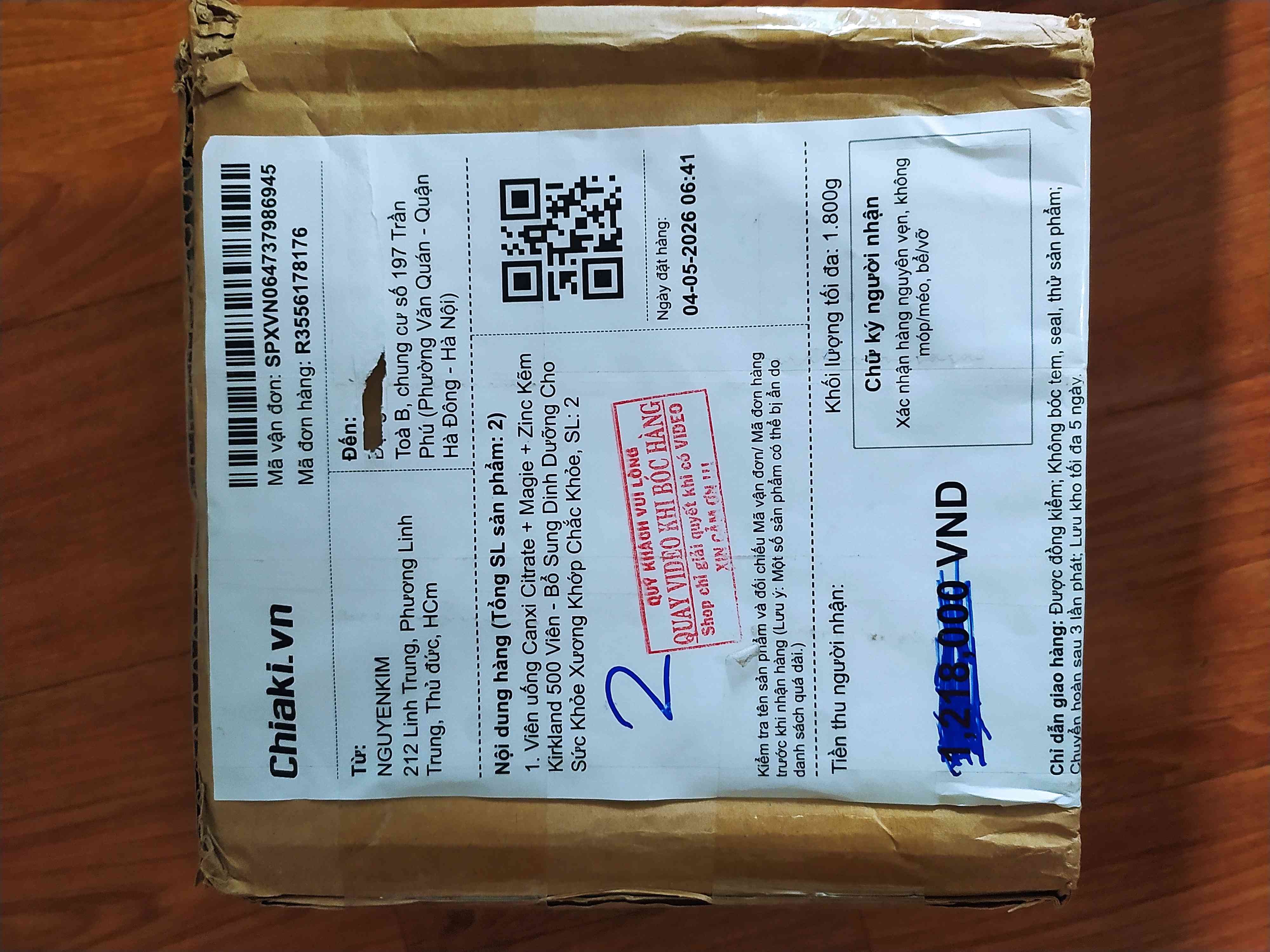 Viên uống Canxi Citrate + Magie + Zinc Kẽm Kirkland 500 Viên - Bổ Sung Dinh Dưỡng Cho Sức Khỏe Xương Khớp Chắc Khỏe