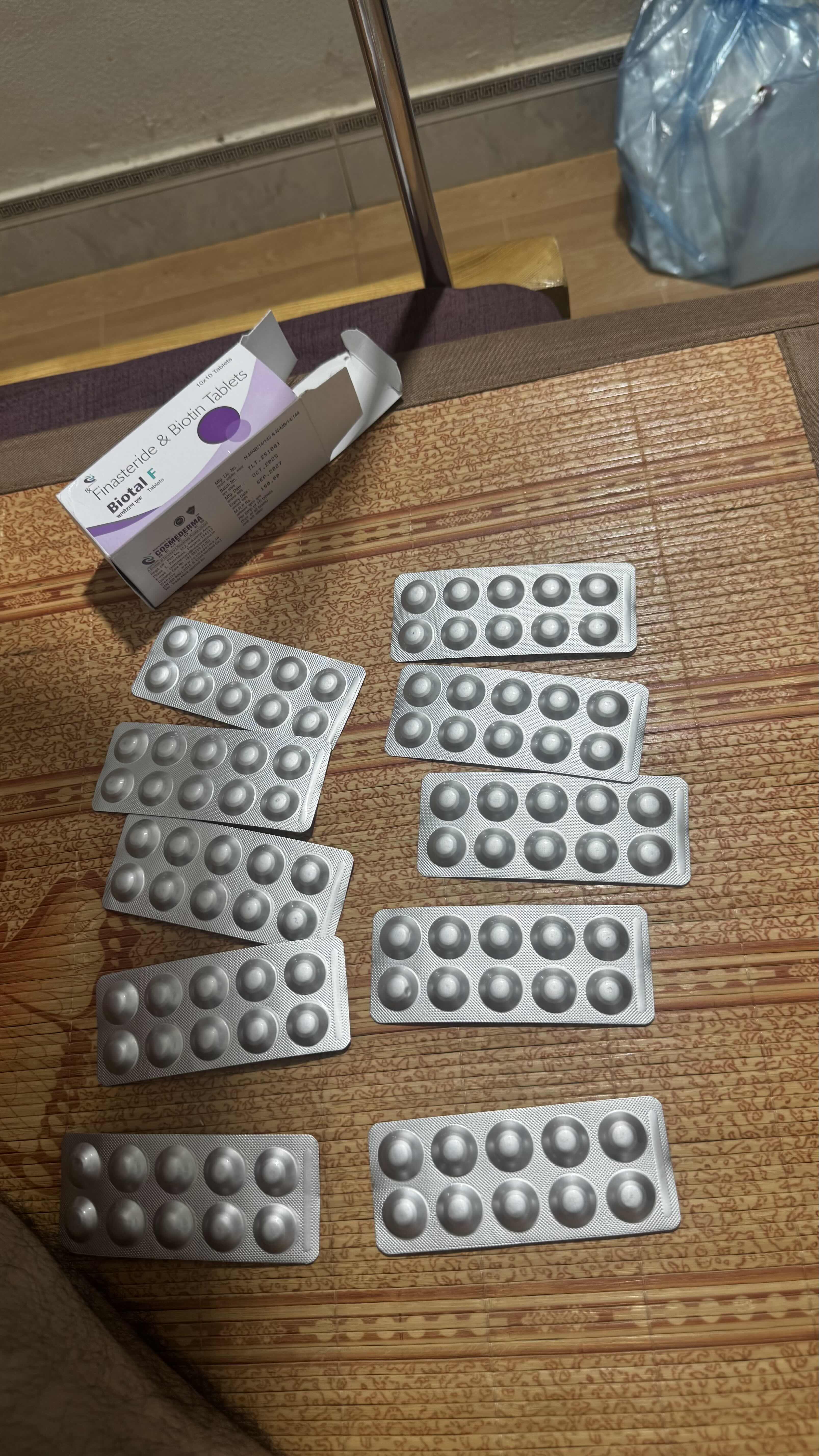 Viên Uống Biotal F Finas 1mg & Biotin 10mg - Hỗ Trợ Ngăn Rụng Tóc Nam, Giúp Tăng Cường Tóc Khỏe Mạnh
