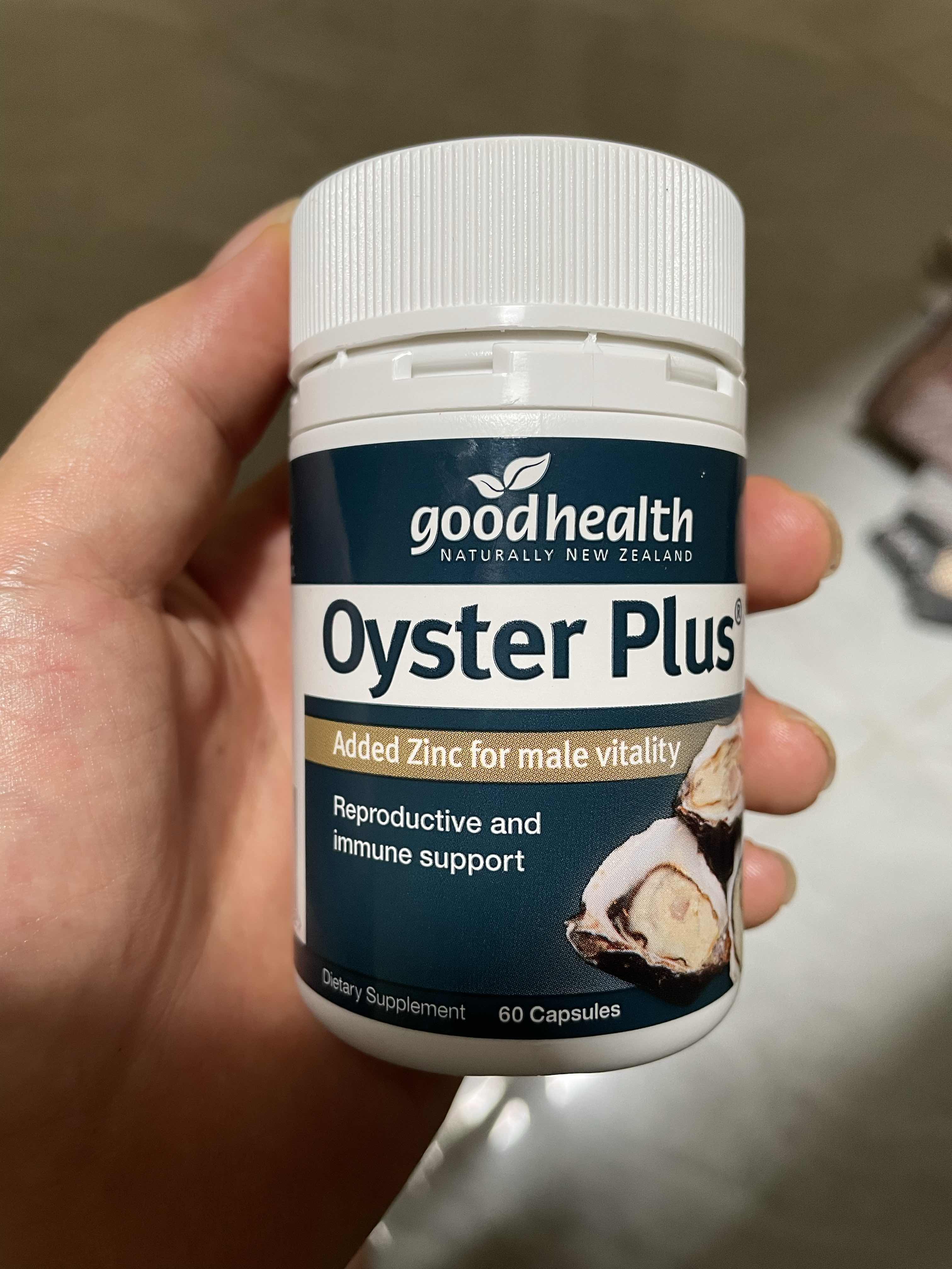 Tinh Chất Hàu New Zealand Good Health Oyster Plus Zinc 60 Viên - Tăng Cường Sức Khỏe và Sinh Lực Nam Giới