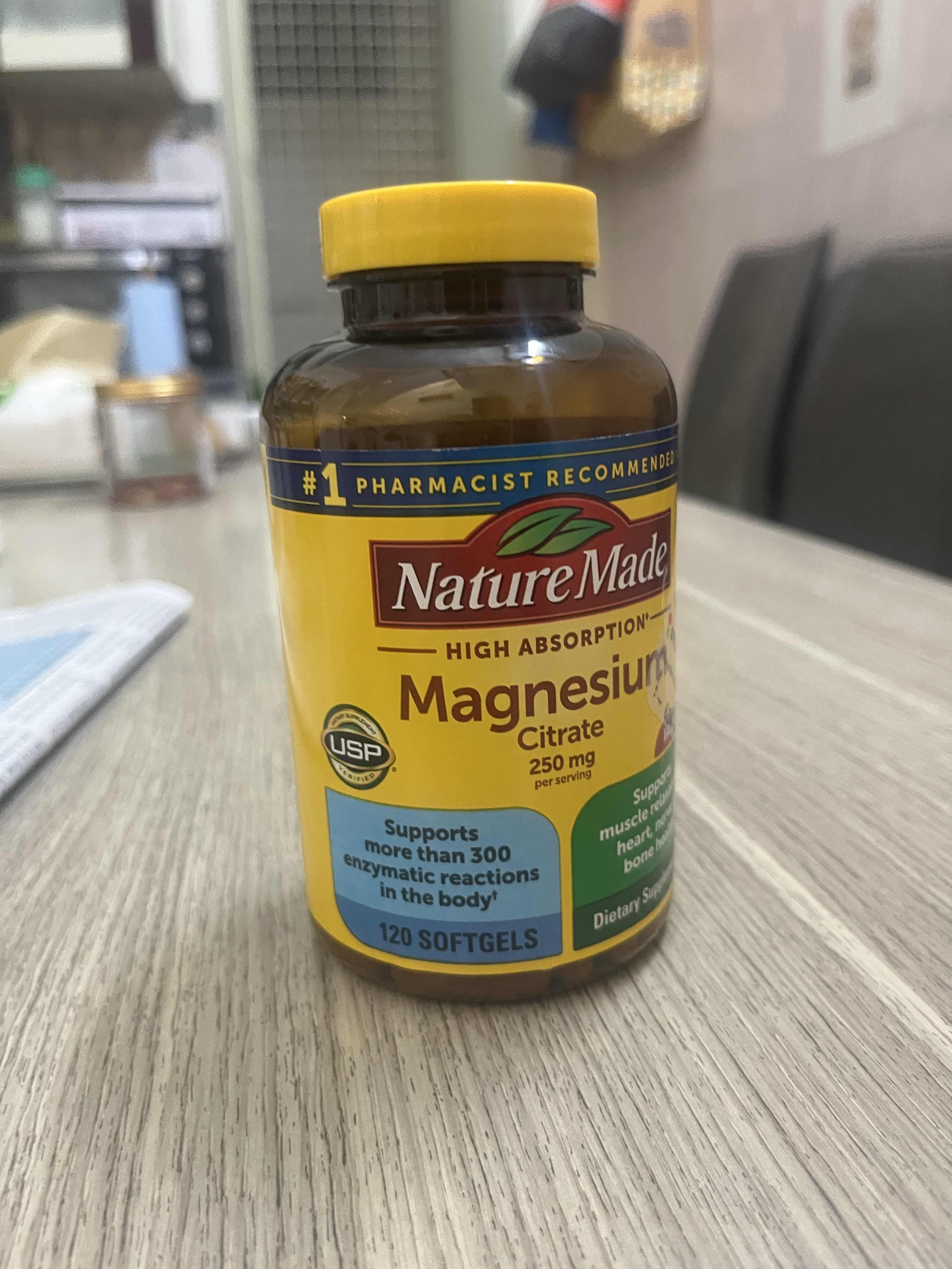 Nature Made Magnesium 250mg 120 viên – 140v Hỗ Trợ Thư Giãn Cơ & Sức Khỏe Thần Kinh