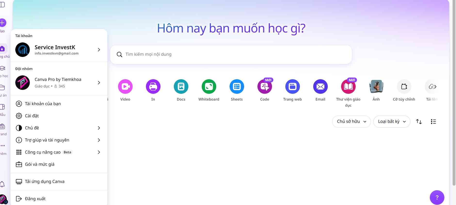 Tài Khoản Canva Pro Chính Chủ - Mua Nâng Cấp Giá Tốt, Bảo Hành 2 Năm, Thiết Kế Hàng Triệu Mẫu Độc Đáo