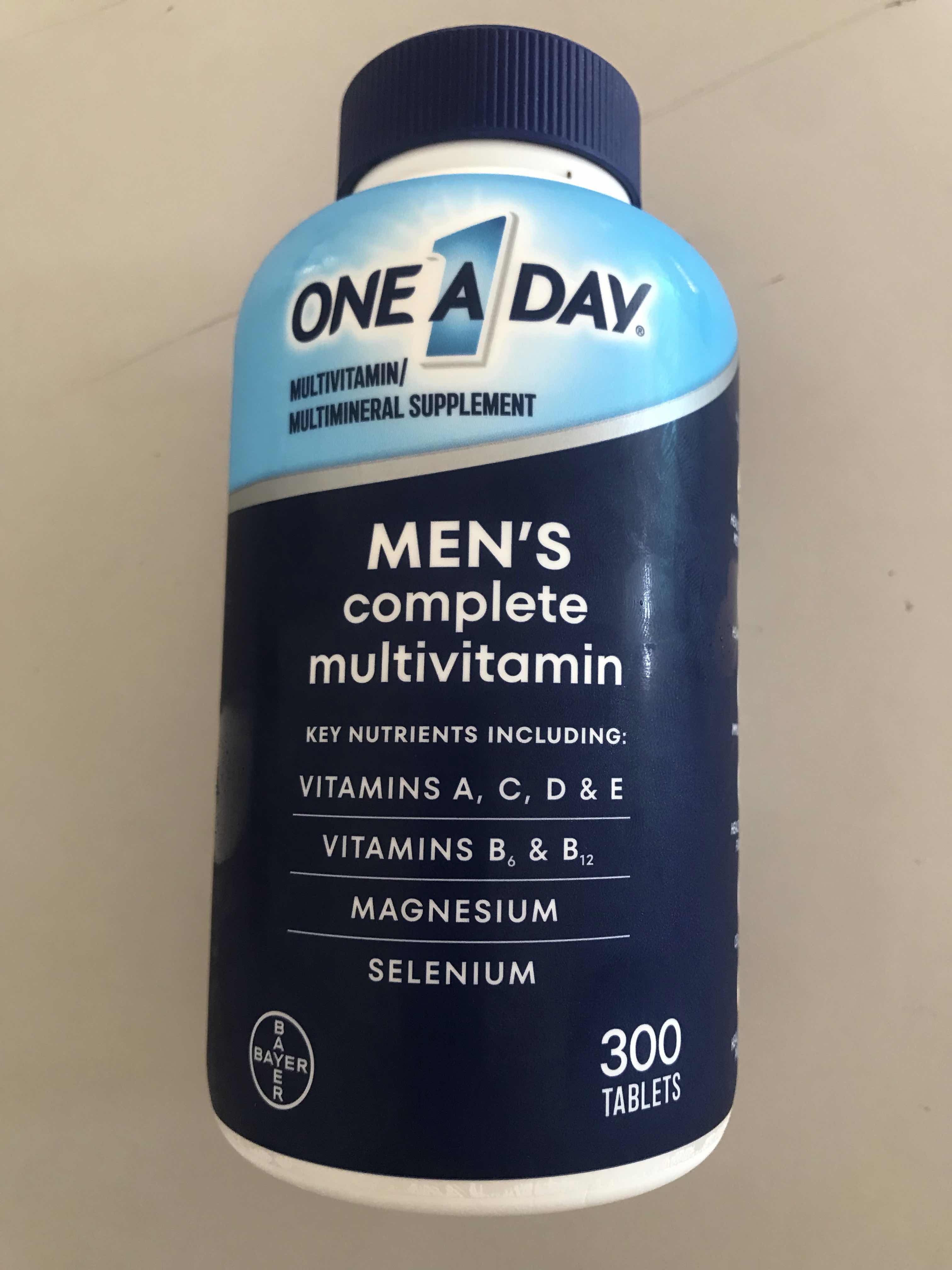 Viên uống One A Day Men’s Multivitamin 300 viên - Vitamin tổng hợp hỗ trợ sức khỏe nam giới, tăng cường năng lượng và đề kháng