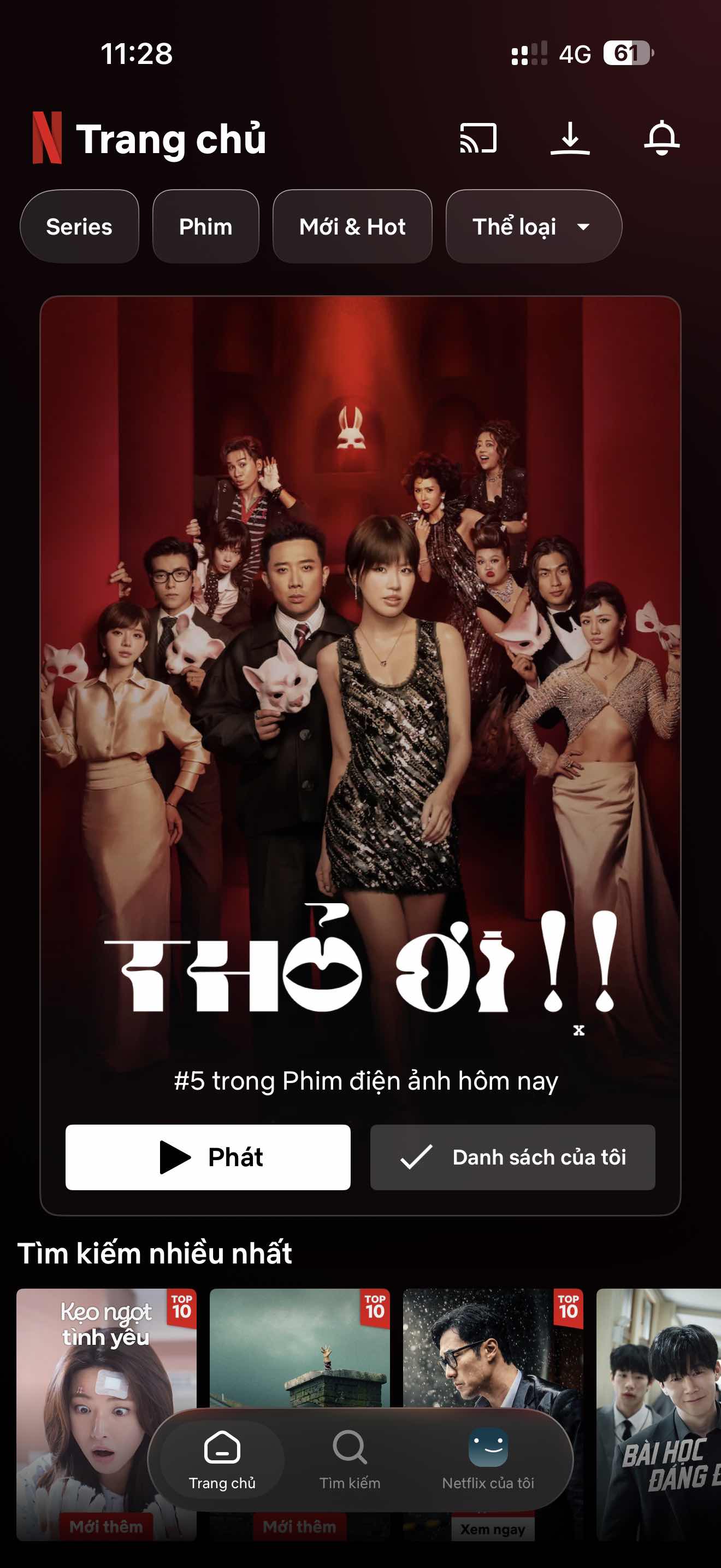 TÀI KHOẢN NETFLIX PREMIUM 4K HDR CAO CẤP