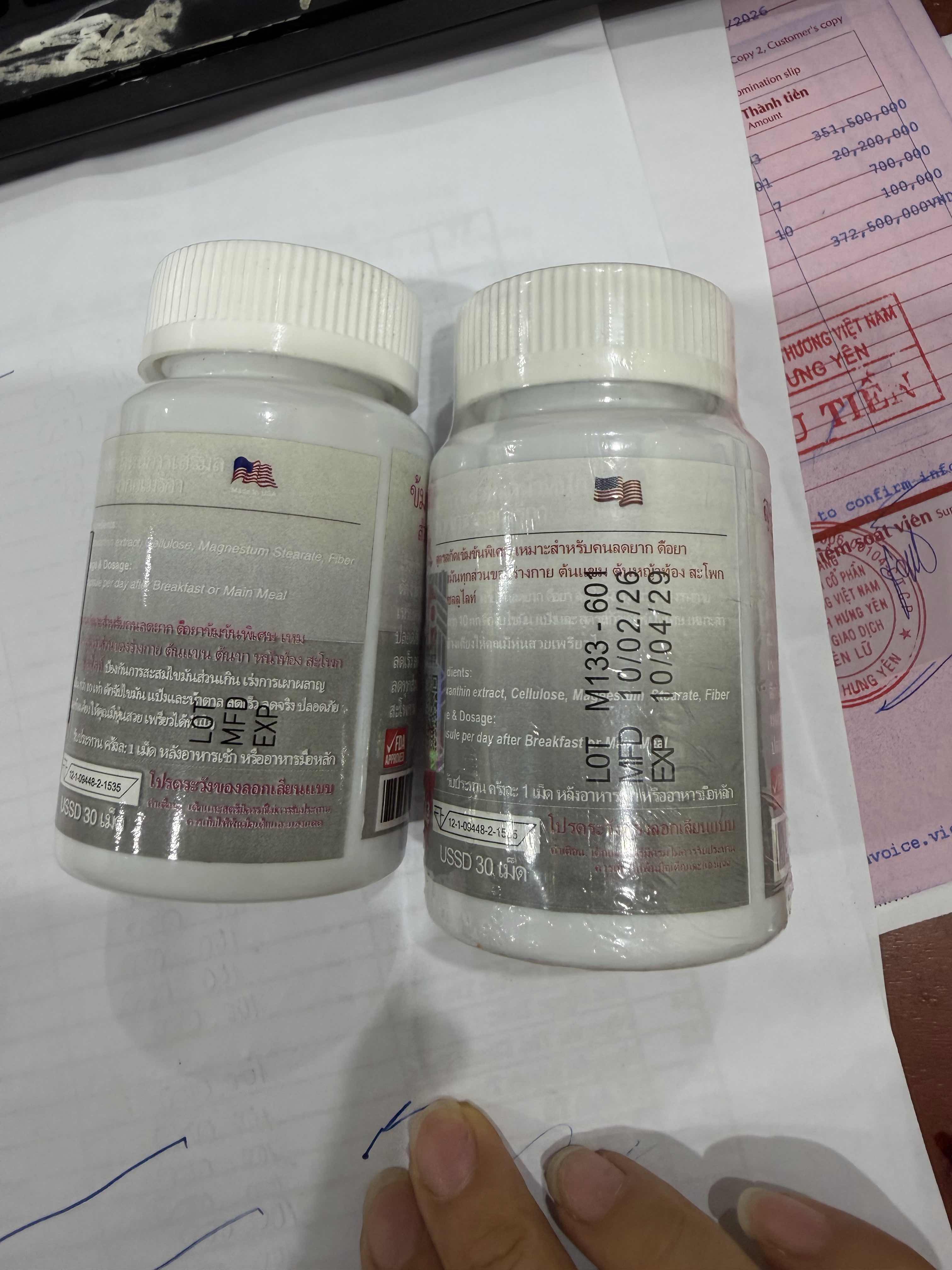 Viên uống giảm cân Max 7 Days Thái Lan NK chính hãng 