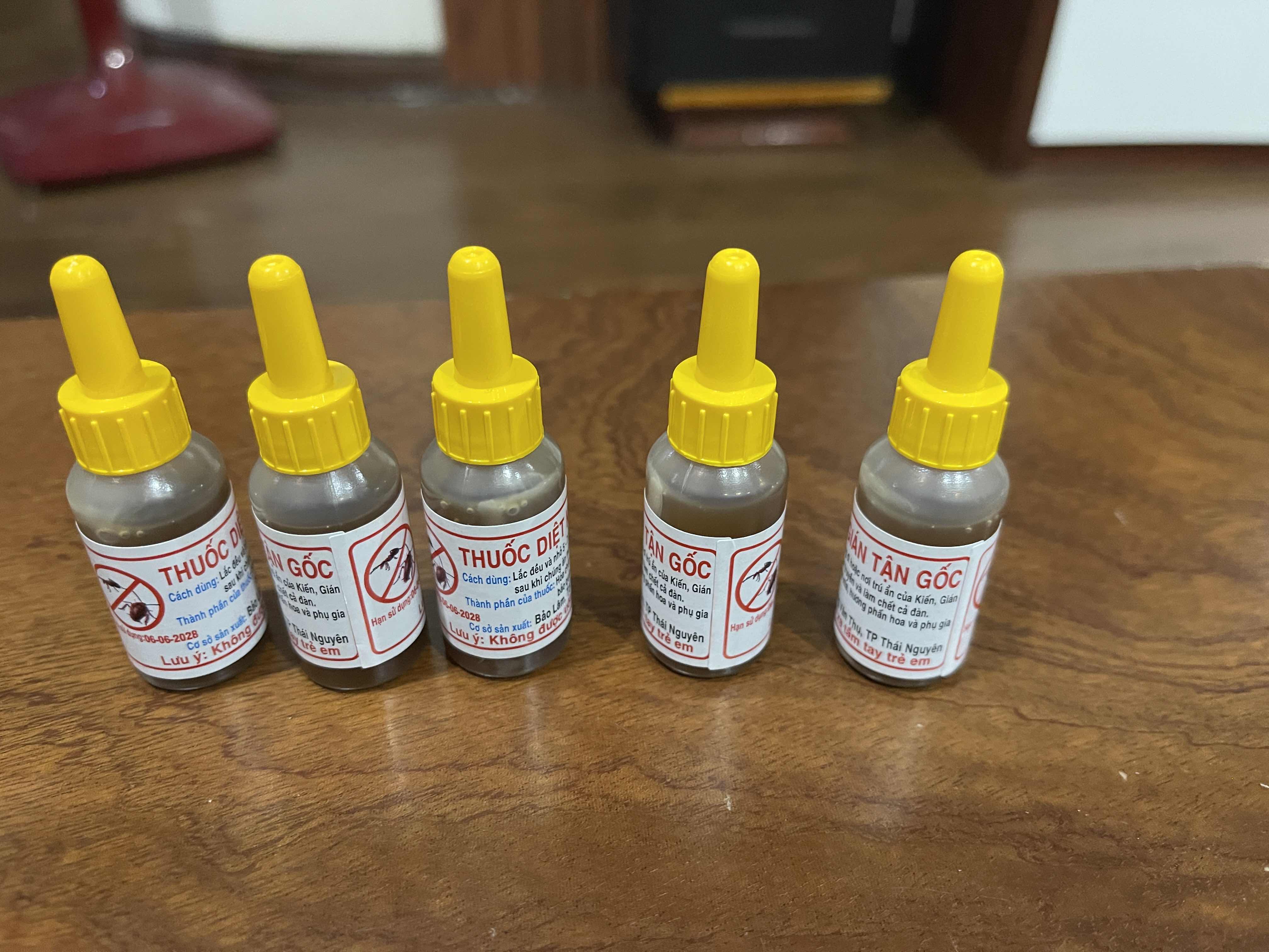 5 Lọ Diệt Kiến Gián Sinh Học 15ml - Chất Lượng Bảo Lâm Thái Nguyên, Diệt Côn Trùng Hiệu Quả, Cam Kết Hoàn Tiền
