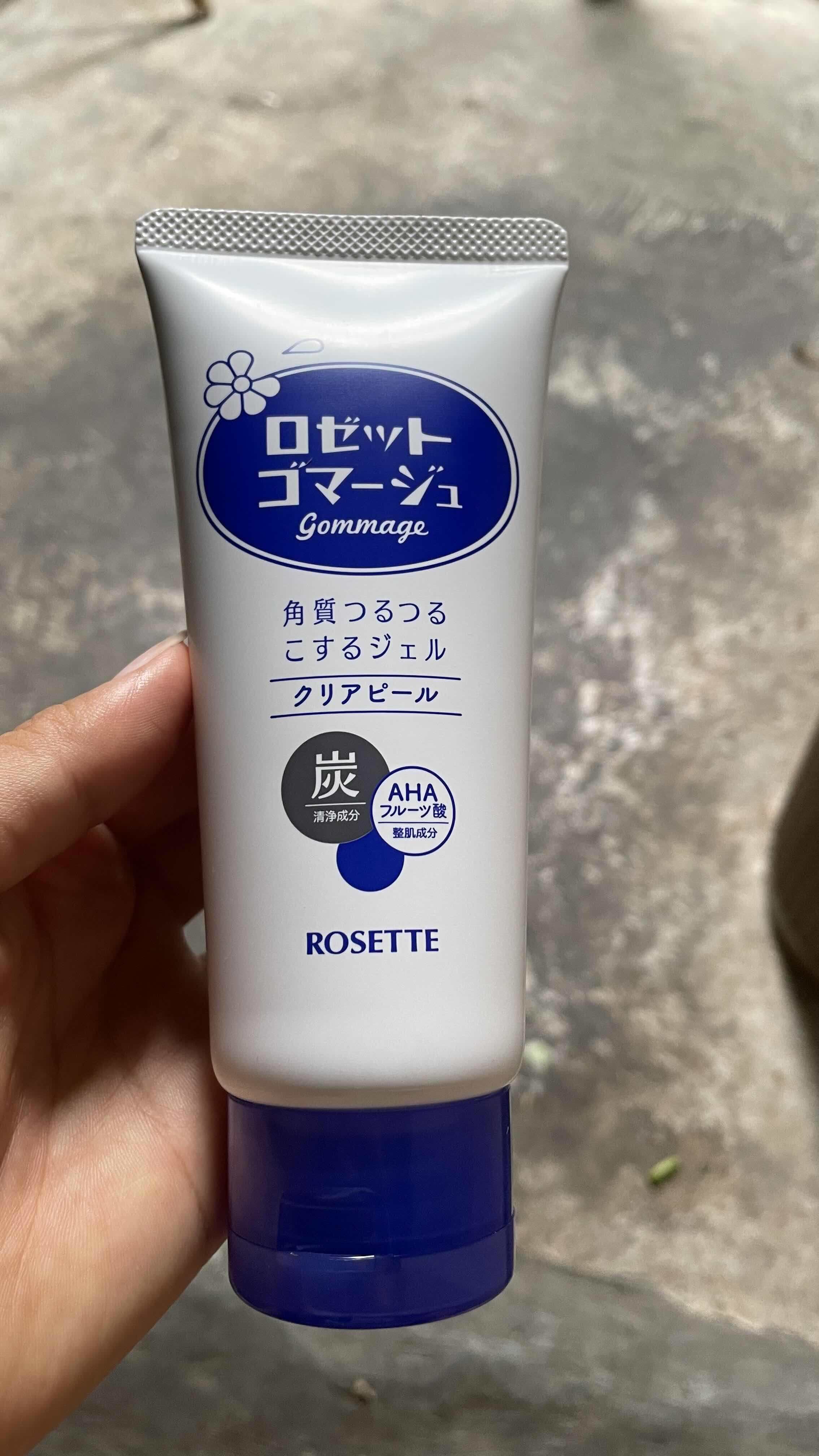Gel Tẩy Tế Bào Chết Rosette Nhật Bản - Chiết Xuất Trái Cây, Da Mịn Màng, Dưỡng Ẩm Tự Nhiên, Làm Sạch Sâu Mặt và Body