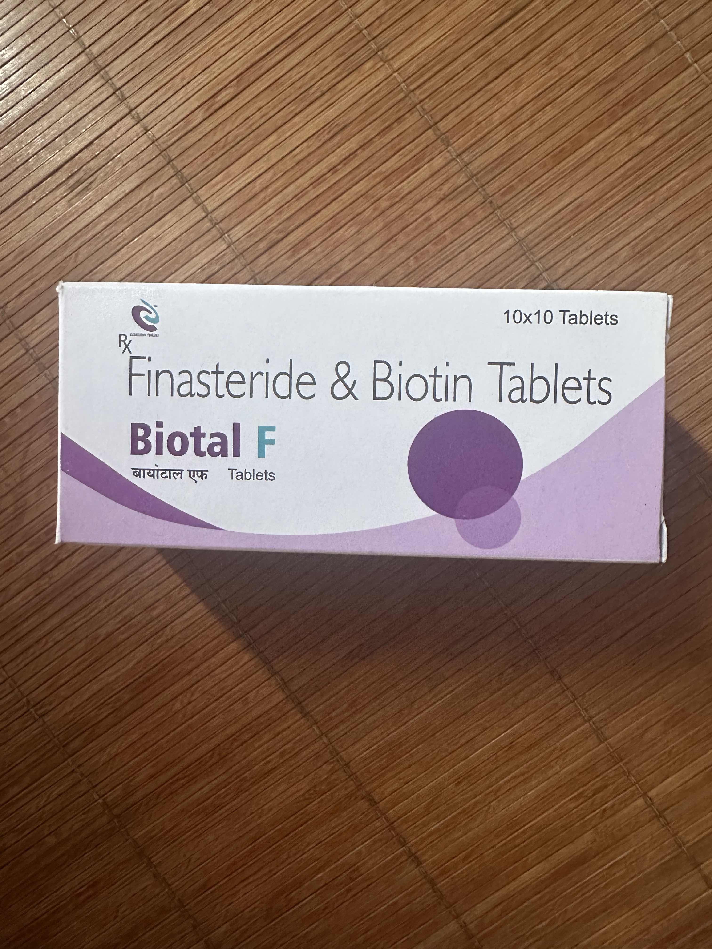Viên Uống Biotal F Finas 1mg & Biotin 10mg - Hỗ Trợ Ngăn Rụng Tóc Nam, Giúp Tăng Cường Tóc Khỏe Mạnh