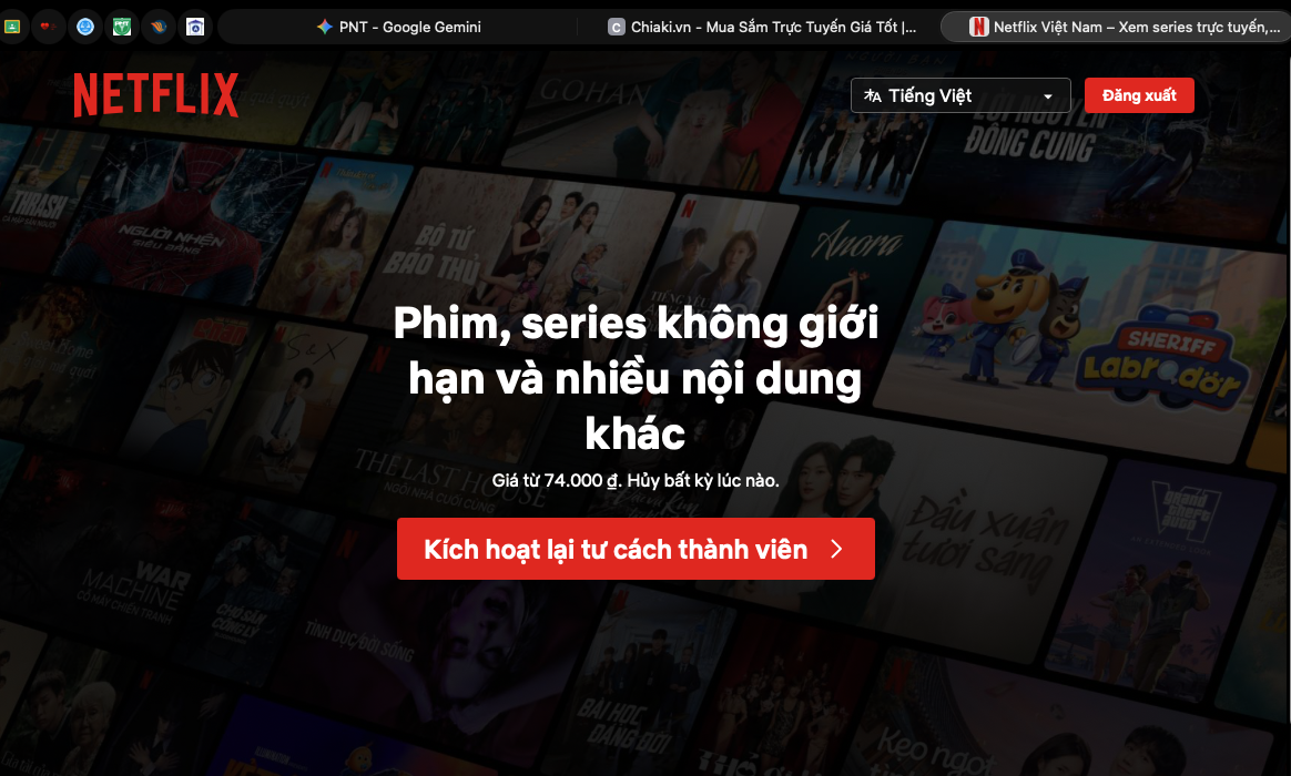 NETFLIX PREMIUM 4K HDR DÙNG CHUNG