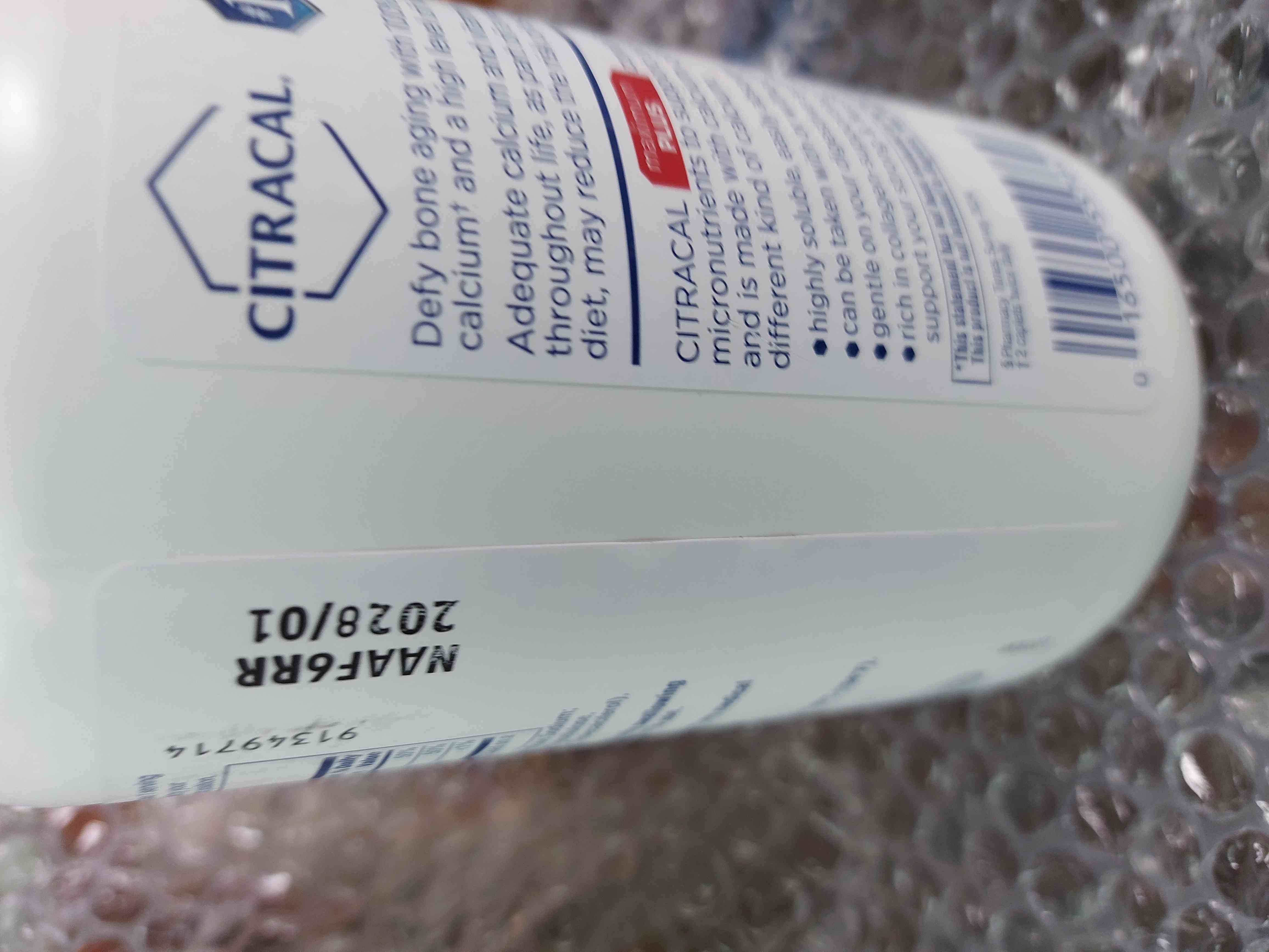 Viên uống bổ sung canxi CITRACAL +D3 MAXIMUM PLUS 280 viên - Hỗ trợ sức khỏe xương chắc khỏe và hấp thu canxi tối ưu