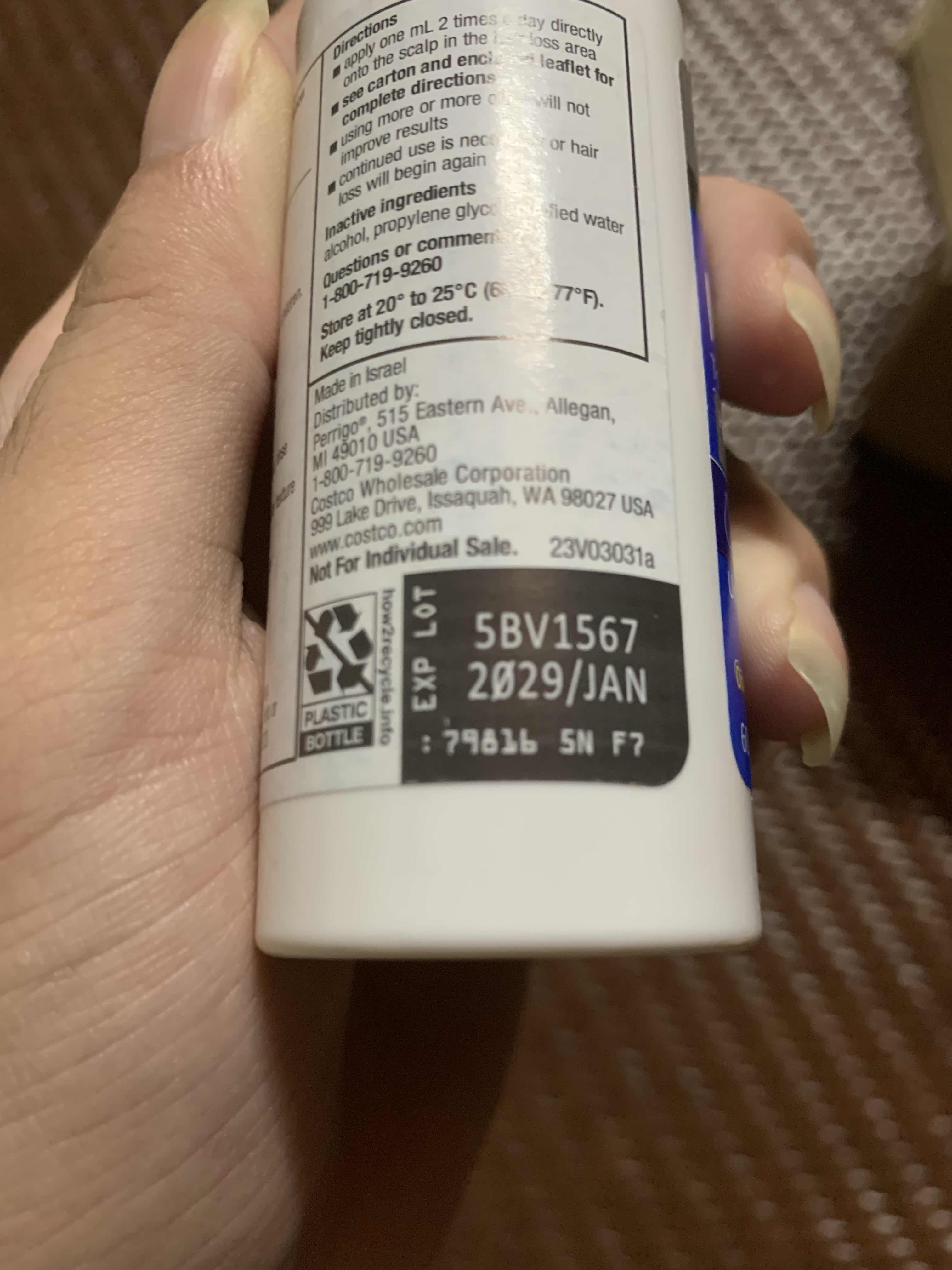 Dung dịch hỗ trợ mọc tóc Minoxidil 5% Kirkland Nk chính hãng Mỹ