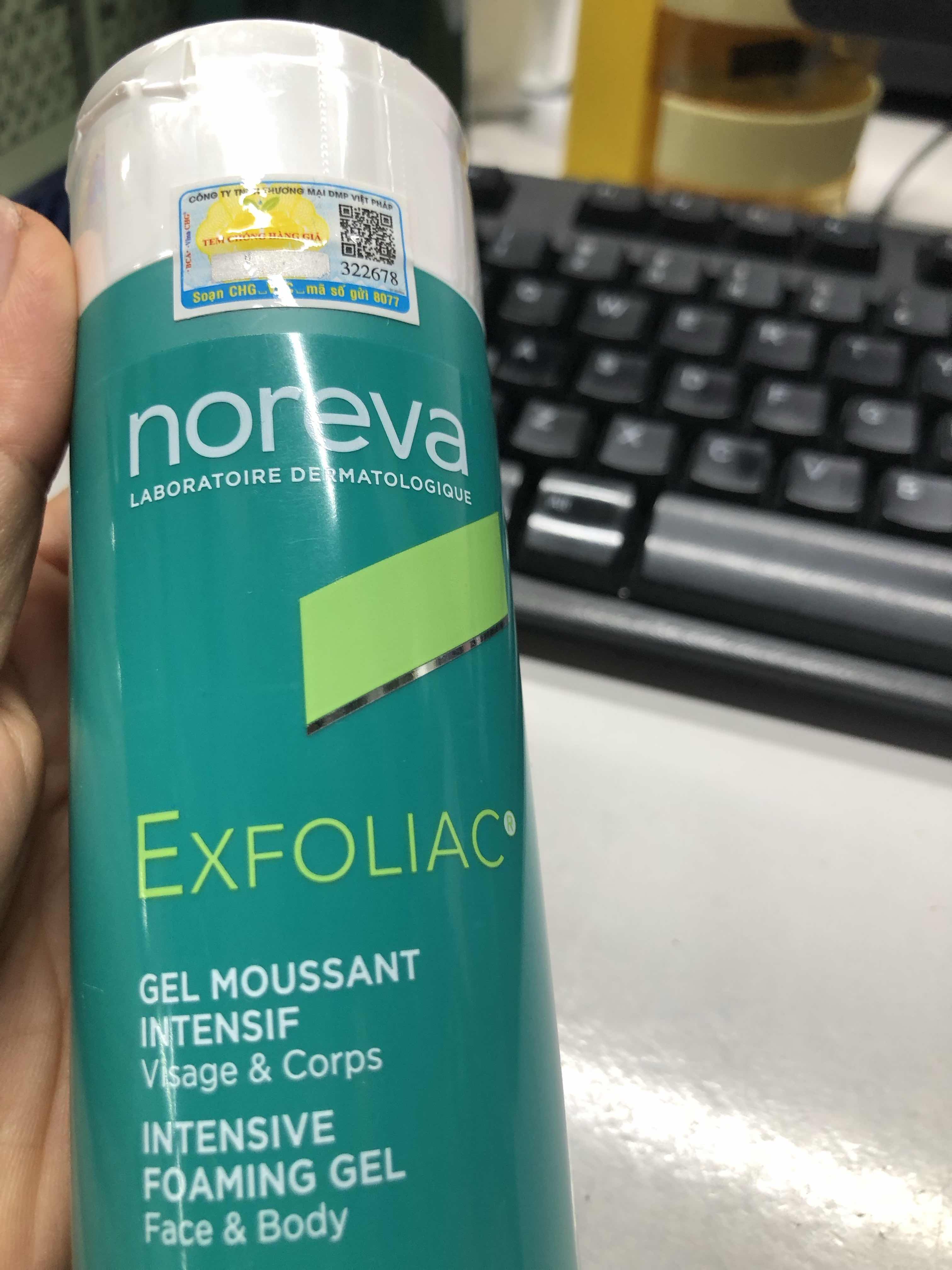 Gel rửa mặt Noreva Exfoliac 200ml - Sữa rửa mặt kiểm soát dầu cho da dầu mụn, làm sạch sâu và ngăn ngừa mụn hiệu quả
