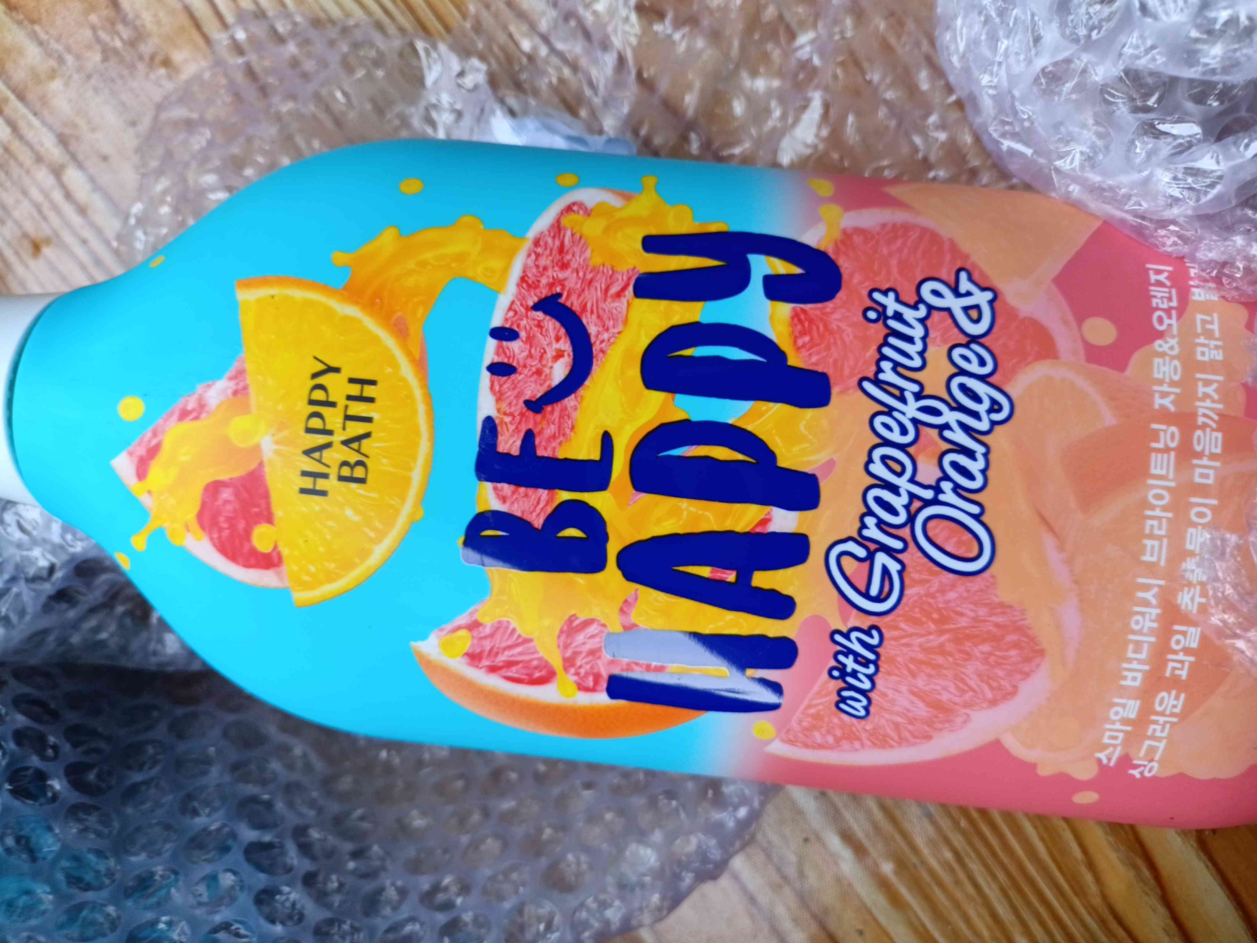 Sữa Tắm Happy Bath Be Happy Hương Chanh & Cam 900ml - Tắm Gội Thư Giãn, Dưỡng Ẩm Cho Làn Da Mềm Mại, Tươi Mát