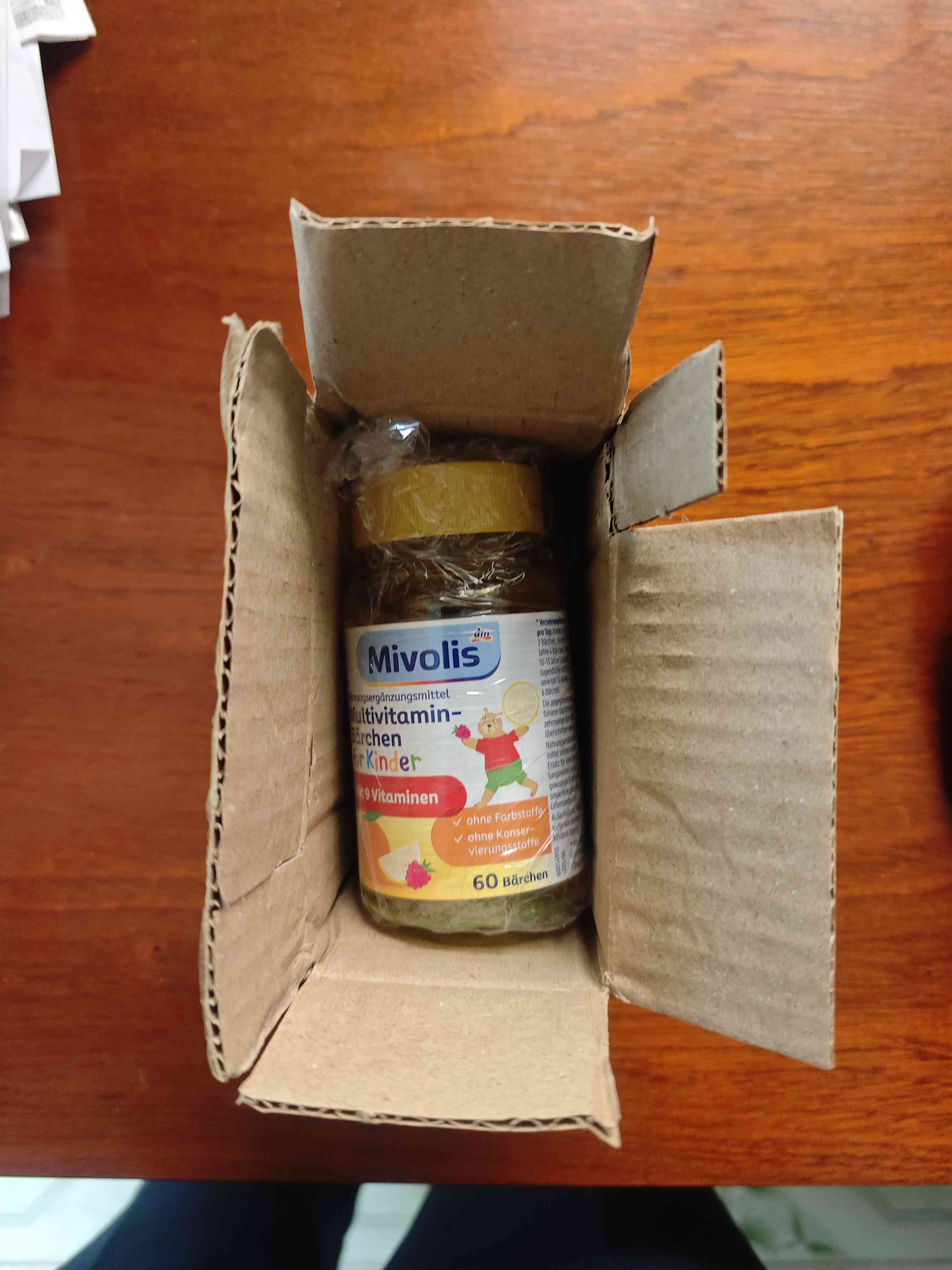 Kẹo gấu dẻo vitamin tổng hợp cho trẻ Mivolis Đức 60 viên