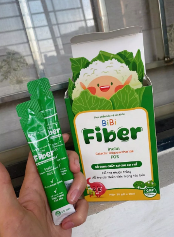 Tinh Chất Bibi Fiber E&S Bổ Sung Chất Xơ Tự Nhiên Hỗ Trợ Nhuận Tràng - Hộp 20 Gói 10ml, Giải Quyết Tình Trạng Táo Bón