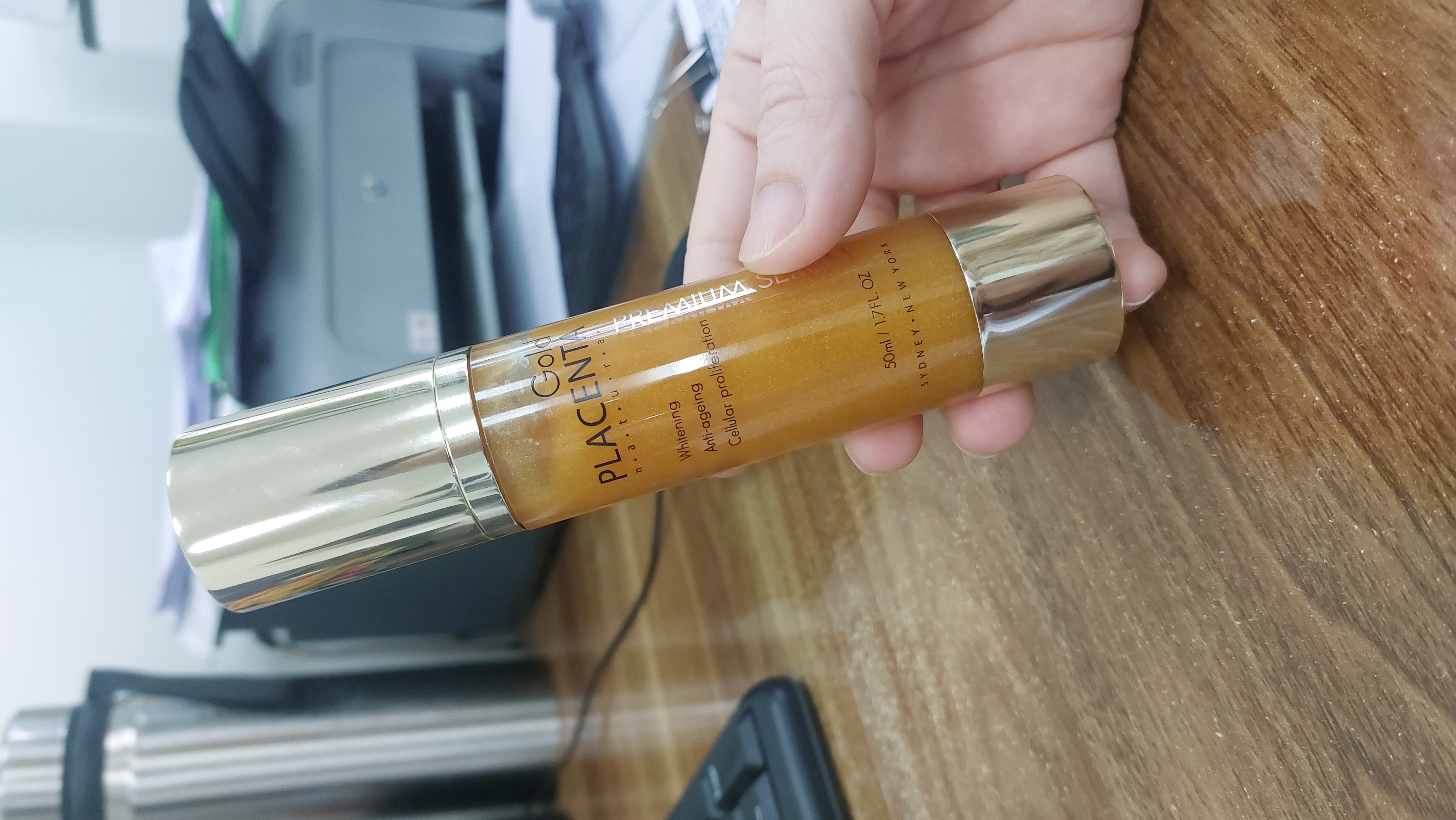 Serum Nhau Thai Cừu Dr Natural Astragrace Gold Placenta 24K 50ml - Dưỡng Trắng, Giảm Nhăn, Tăng Đàn Hồi Cho Làn Da Tươi Trẻ