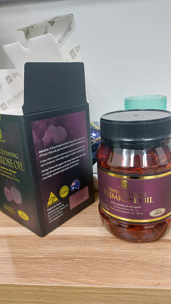 Viên Uống Dầu Hoa Anh Thảo Hyper Evening Primrose Oil 180 Viên - Cân Bằng Nội Tiết Tố Nữ, Hỗ Trợ Làm Đẹp Da, Giảm Khó Chịu Tiền Mãn Kinh