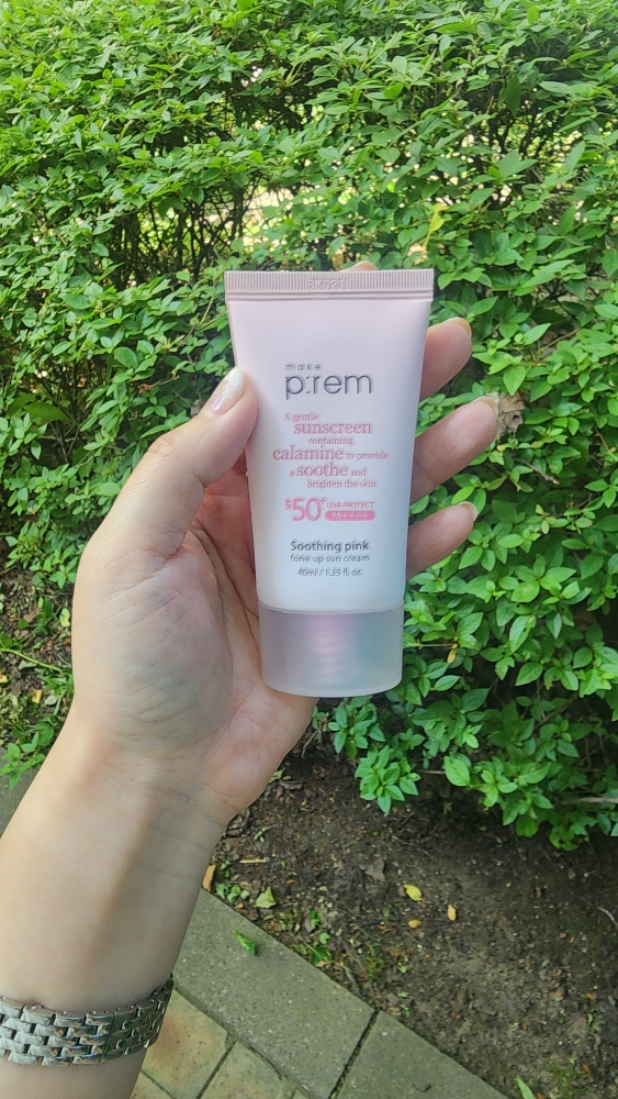 Kem Chống Nắng Nâng Tone Make P:rem Soothing Pink Tone Up SPF 50+ - Chống Nắng Toàn Diện, Kiềm Dầu, Dành Cho Da Nhạy Cảm