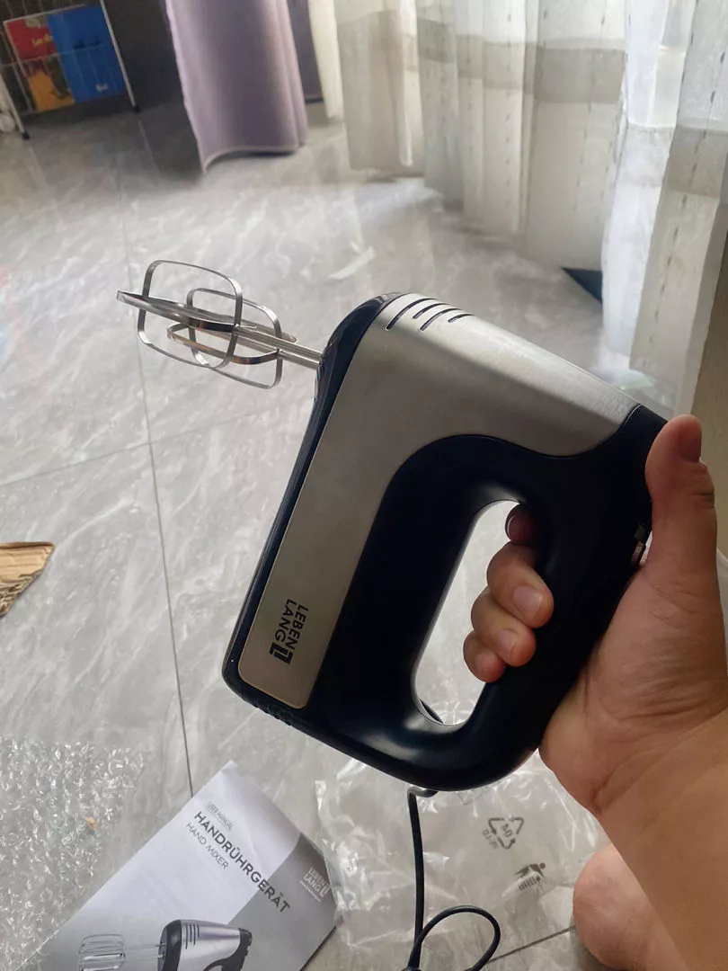 Máy Đánh Trứng Cầm Tay Lebenlang LBL8908 400W - Hỗ Trợ 5 Tốc Độ, Dễ Sử Dụng Cho Người Làm Bánh Tại Nhà
