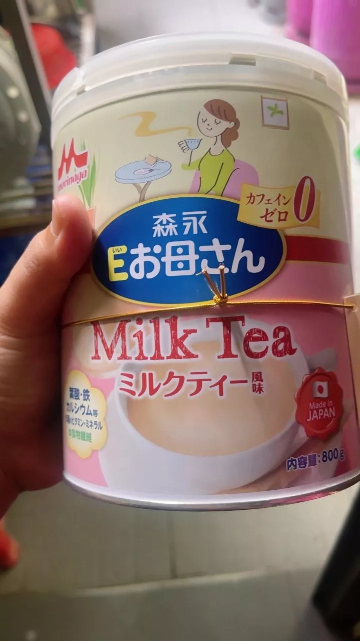Sữa Bầu Morinaga E-Okasan Vị Trà Sữa 800g - Dinh Dưỡng Cao Cấp Cho Mẹ Bầu, Hỗ Trợ Phát Triển Thai Nhi