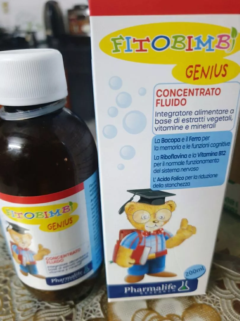 Siro Fitobimbi Genius 200ml - Hỗ Trợ Phát Triển Trí Não, Tăng Cường Trí Nhớ và Khả Năng Tập Trung Cho Trẻ Em