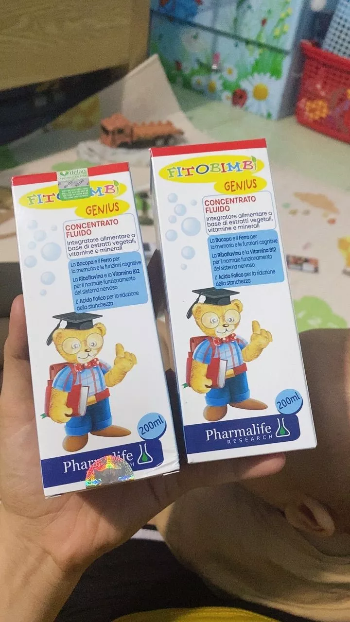Siro Fitobimbi Genius 200ml - Hỗ Trợ Phát Triển Trí Não, Tăng Cường Trí Nhớ và Khả Năng Tập Trung Cho Trẻ Em