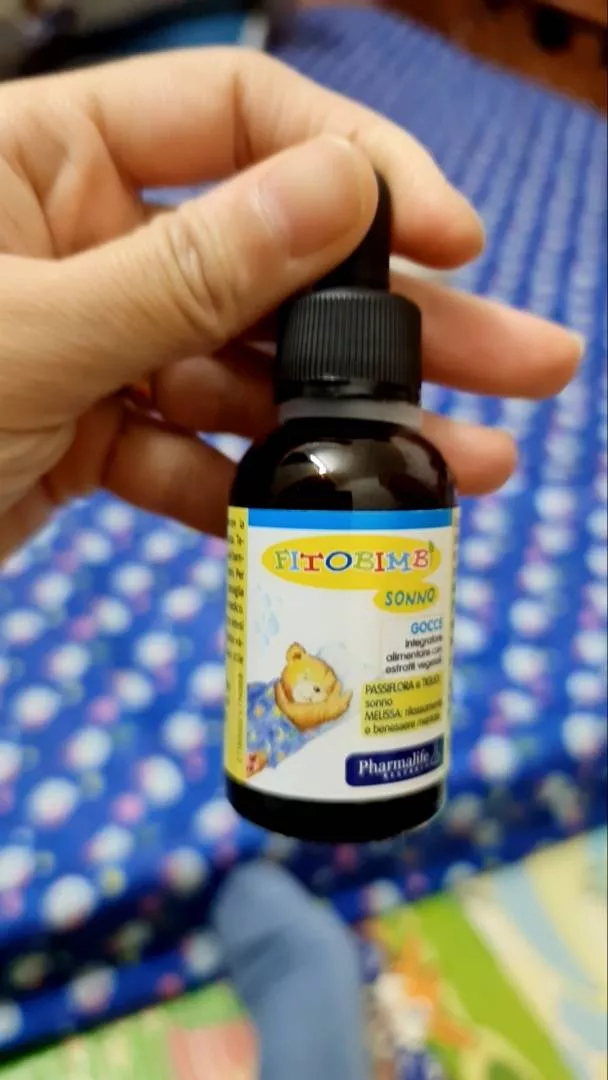 Siro hỗ trợ ngủ ngon cho bé Fitobimbi Sonno - Chiết xuất thảo dược tự nhiên, giảm khó ngủ và căng thẳng, dung tích 30ml