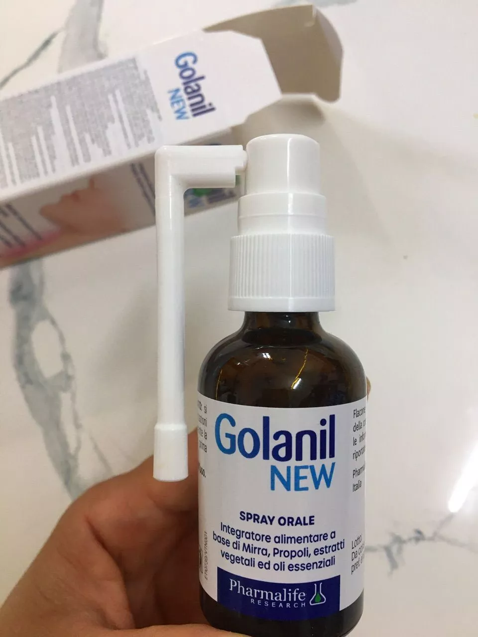 Xịt Họng Fitobimbi Golanil New - Hỗ Trợ Giảm Ho, Làm Dịu Họng Từ Thiên Nhiên, Dành Cho Người Trưởng Thành - 30ml