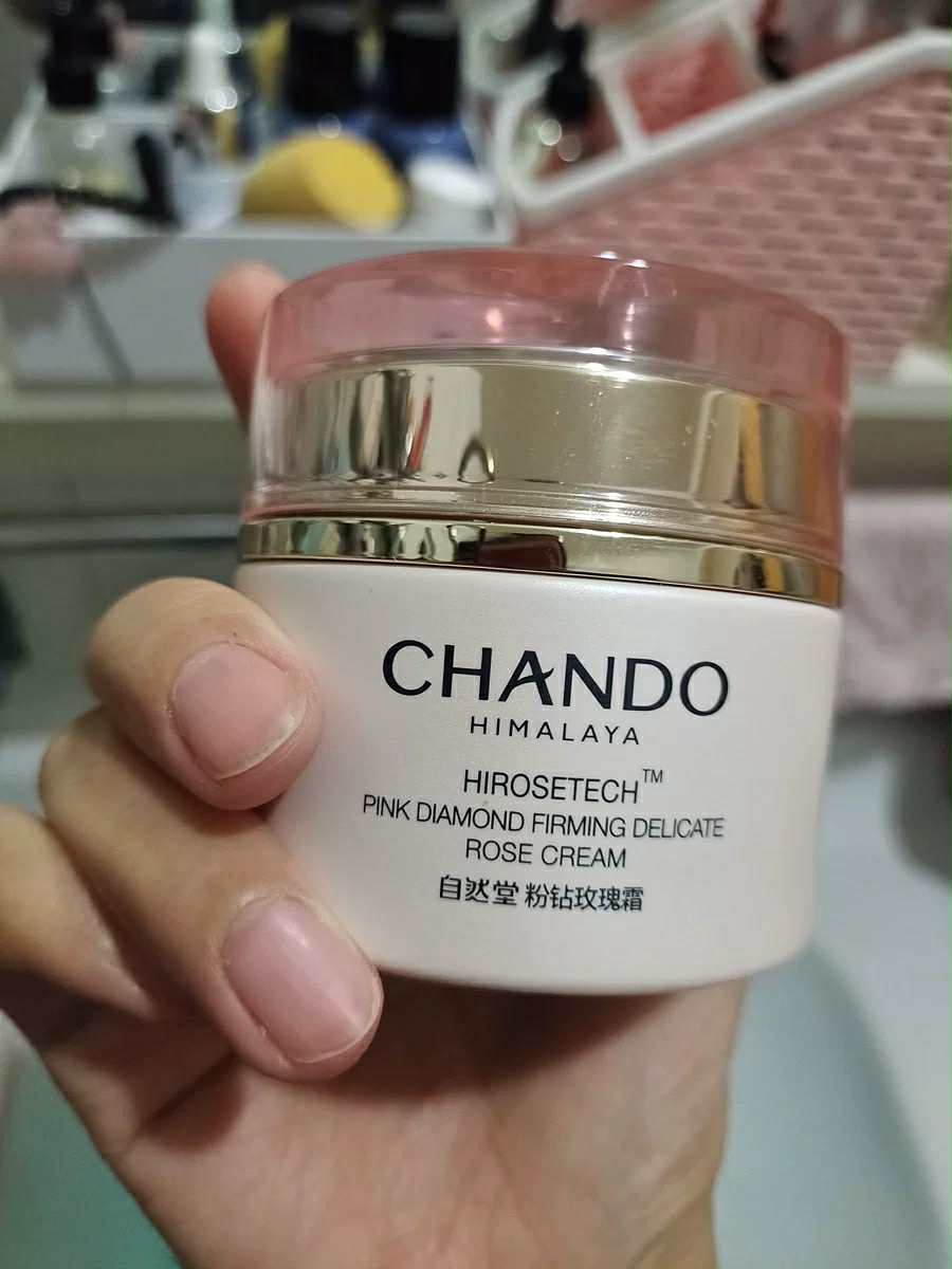 Kem Dưỡng Chando Himalaya Pink Diamond Nâng Cơ & Cấp Ẩm - Kem Dưỡng Da Anti-Aging cho Da Khô, Chảy Xệ, 55g