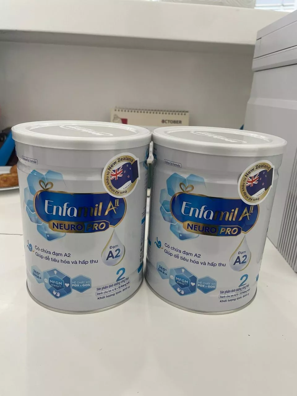 Sữa Enfamil A2 Neuropro 2 (800g) Dành Cho Trẻ 6-12 Tháng - Công Thức Đạm A2 Dễ Tiêu Hóa Và Hấp Thụ, Hỗ Trợ Phát Triển Trí Não