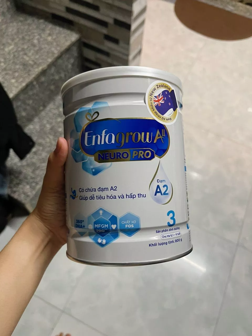 Sữa Enfagrow A2 Neuropro 3 - Bột sữa dinh dưỡng cho trẻ từ 1-6 tuổi, hỗ trợ phát triển trí não và miễn dịch, hương vị thanh nhẹ dễ uống