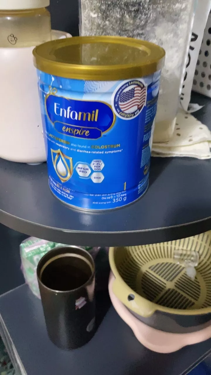 Sữa Enfamil Enspire 1 cho bé 0-12 tháng - Bổ sung Lactoferrin, DHA, HMO 2'-FL, GOS giúp tăng cường sức đề kháng và phát triển trí não