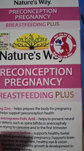 Vitamin cho Bà Bầu Nature's Way PreConception – Bổ Sung DHA, EPA, Vitamin và Khoáng Chất cho Thai Kỳ và Cho Con Bú – Hỗ Trợ Sức Khỏe Tổng Thể