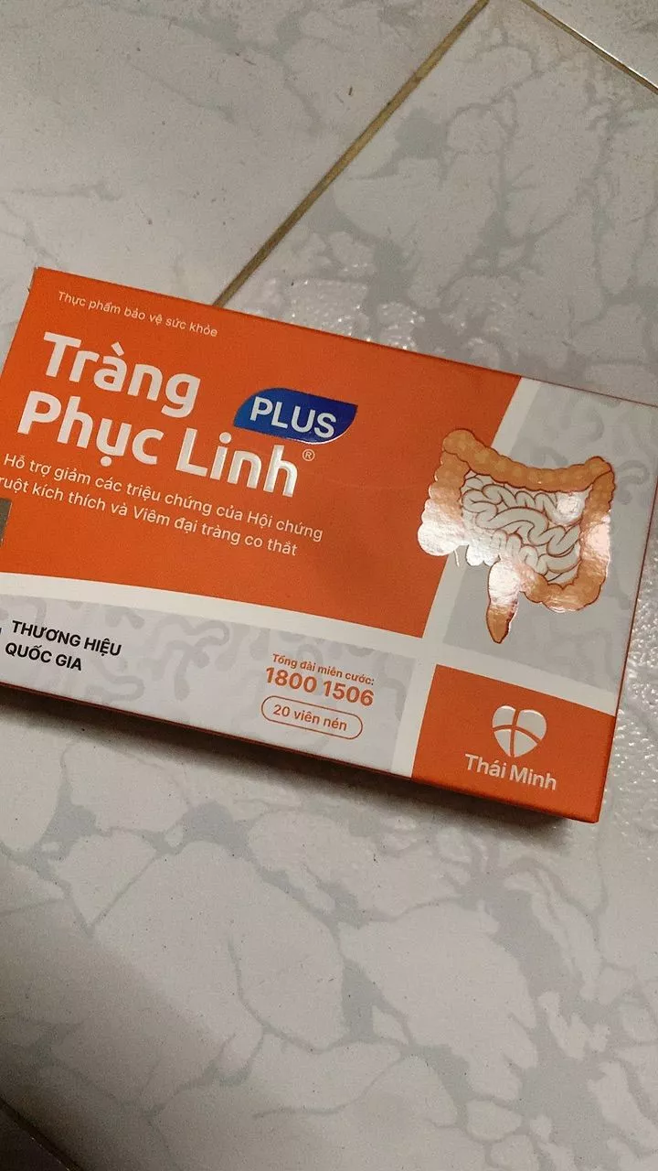 Viên Tràng Phục Linh Plus Thái Minh - Hỗ Trợ Tiêu Hóa Từ Thảo Mộc Tự Nhiên, Giảm Đau Bụng, Phục Hồi Niêm Mạc Đường Tiêu Hóa - Hộp 20 Viên