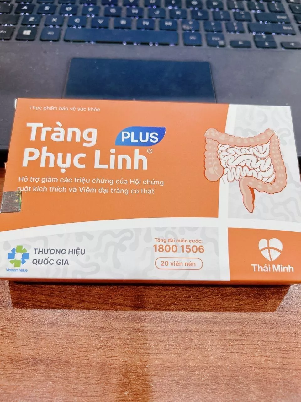 Viên Tràng Phục Linh Plus Thái Minh - Hỗ Trợ Tiêu Hóa Từ Thảo Mộc Tự Nhiên, Giảm Đau Bụng, Phục Hồi Niêm Mạc Đường Tiêu Hóa - Hộp 20 Viên
