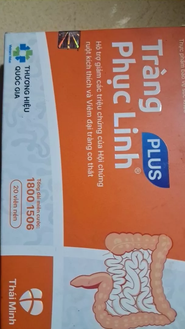 Viên Tràng Phục Linh Plus Thái Minh - Hỗ Trợ Tiêu Hóa Từ Thảo Mộc Tự Nhiên, Giảm Đau Bụng, Phục Hồi Niêm Mạc Đường Tiêu Hóa - Hộp 20 Viên