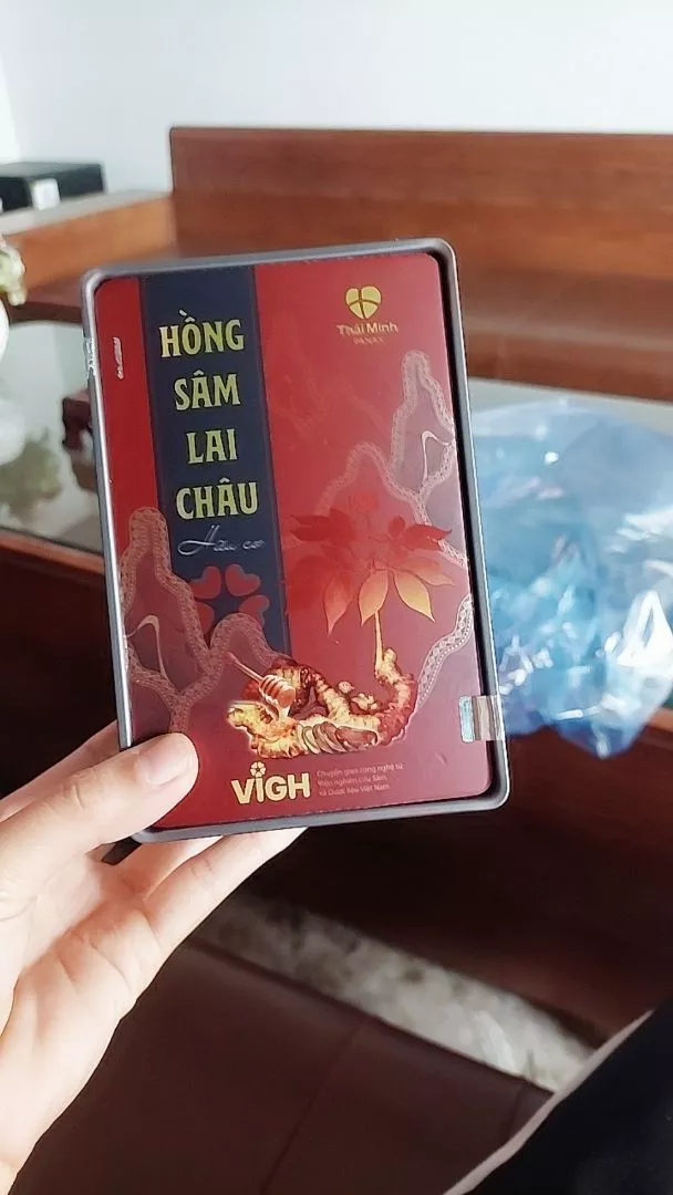 Hồng Sâm Lai Châu Hữu Cơ Thái Minh - Tăng Sinh Lực, Bồi Bổ Sức Khỏe, Hộp 14 Gói 2g/gói - Sản Phẩm Tự Nhiên Cho Người Mệt Mỏi