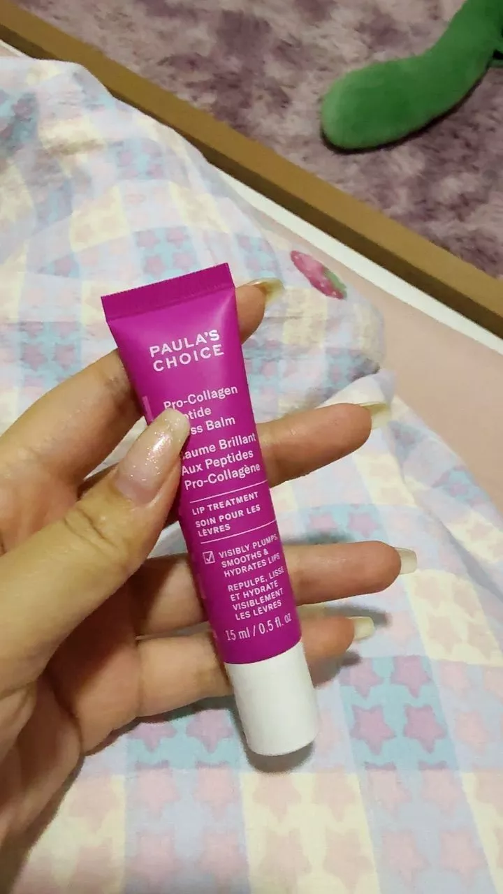 Son Dưỡng Paula’s Choice Pro-Collagen Peptide Gloss Balm - Dưỡng Ẩm Môi, Giảm Nếp Nhăn, Màu Hồng Phấn Tươi Tắn 15ml