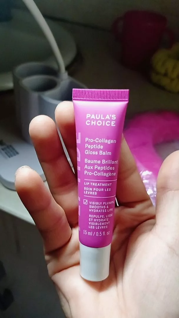 Son Dưỡng Paula’s Choice Pro-Collagen Peptide Gloss Balm - Dưỡng Ẩm Môi, Giảm Nếp Nhăn, Màu Hồng Phấn Tươi Tắn 15ml