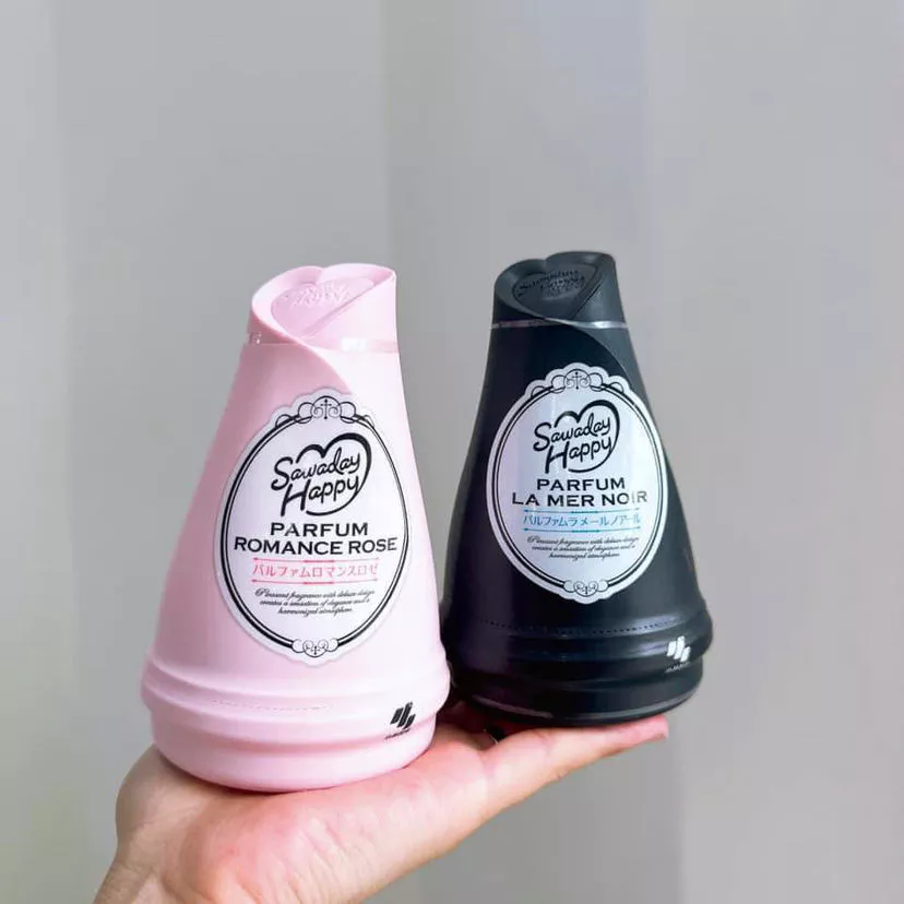 Sáp Thơm Phòng Kobayashi Sawaday Happy Parfum - Hương Thơm Tươi Mát cho Ngôi Nhà - Khử Mùi và Tăng Cường Thư Giãn