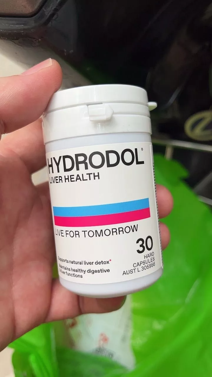 Viên uống bổ gan Hydrodol Liver Health - Hỗ trợ thải độc và cải thiện chức năng gan với kế sữa và trà xanh, 30 viên.