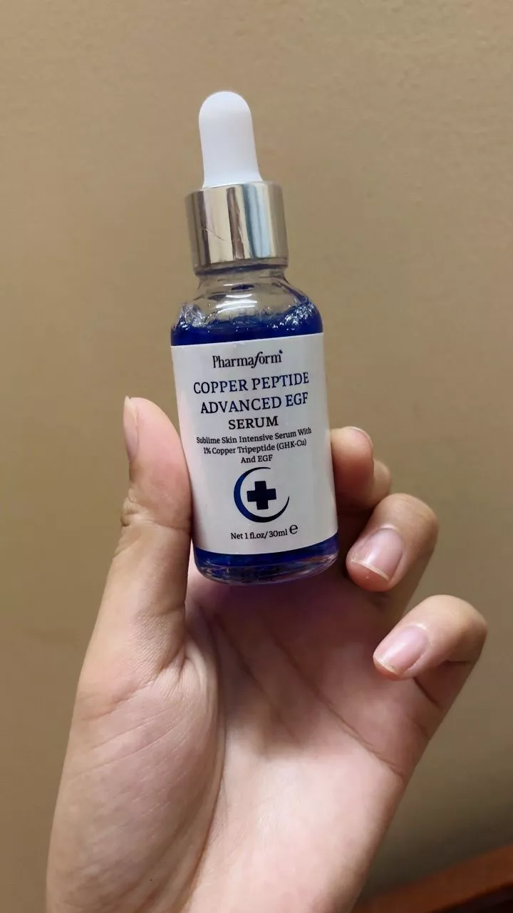 Serum Pharmaform Copper Peptide Advanced EGF 30ml - Hỗ trợ phục hồi da, tăng cường elastin, giảm nếp nhăn - Dưỡng da hiệu quả, an toàn.