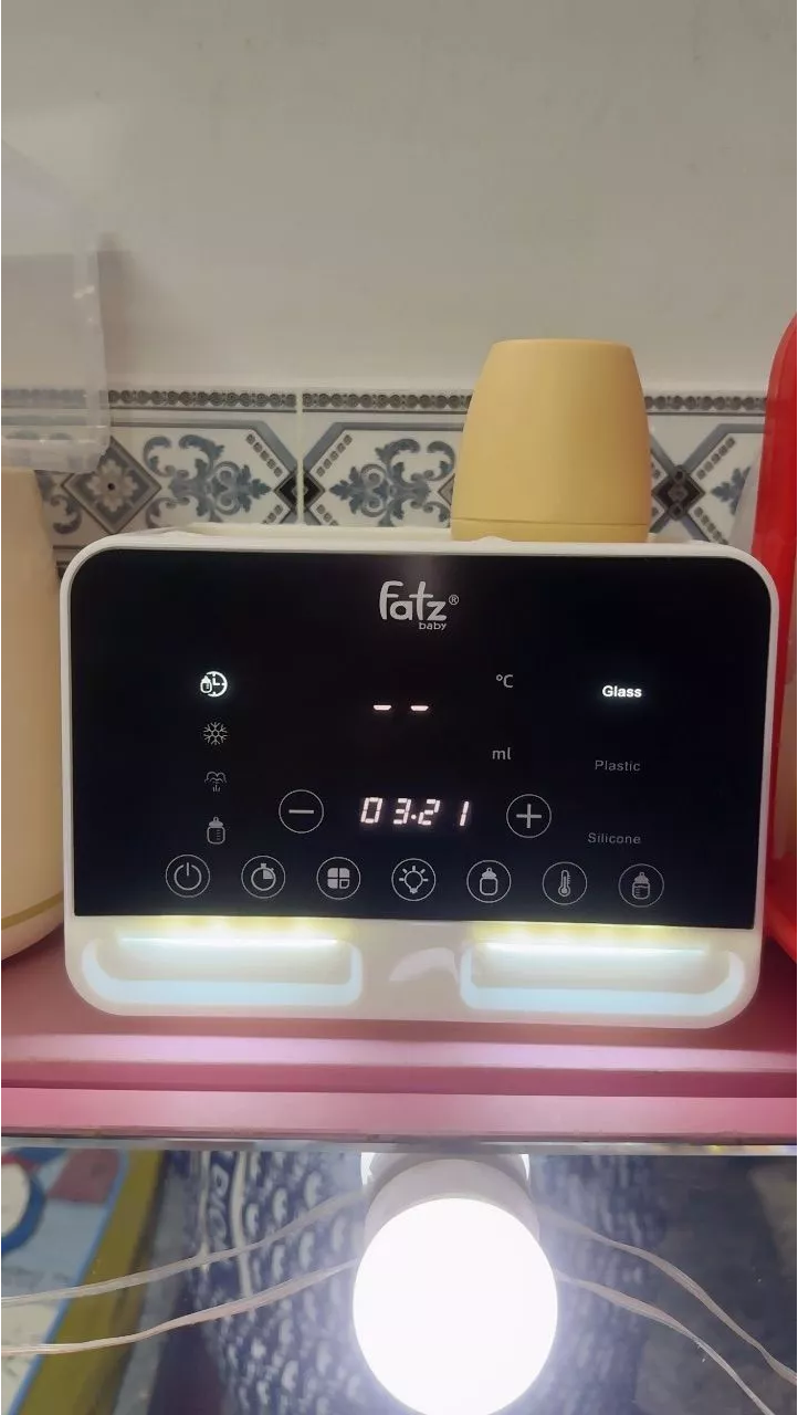 Máy Hâm Sữa và Tiệt Trùng Fatzbaby Duo 9 FB3095KB - Hâm Nóng 2 Bình Đồng Thời, Thiết Kế Thông Minh, Tiện Lợi Cho Mẹ Bỉm Sữa