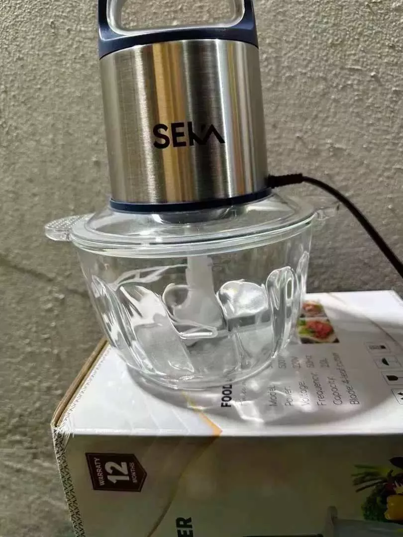 Máy xay thịt đa năng Seka SK2288 500W - Cối thủy tinh 2L, lưỡi thép chống gỉ, tiện ích cho bếp nhà bạn