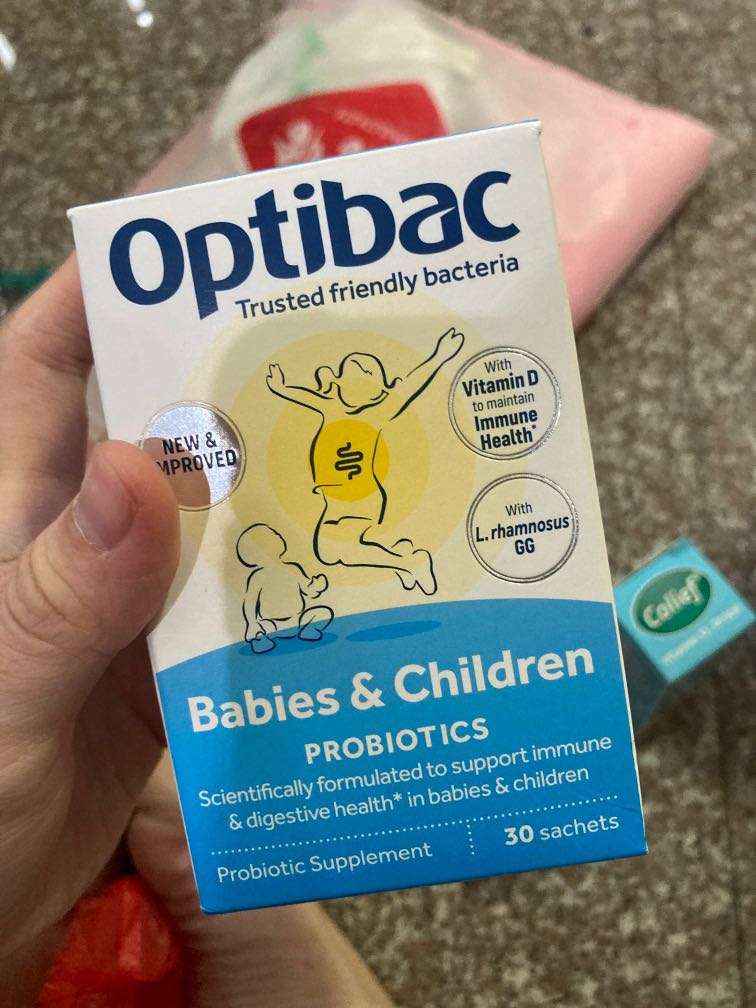 Men vi sinh Optibac cho trẻ từ 0-12 tuổi - Hỗ trợ tiêu hóa, cải thiện táo bón và sức khỏe hệ vi sinh đường ruột cho trẻ nhỏ và mẹ bầu