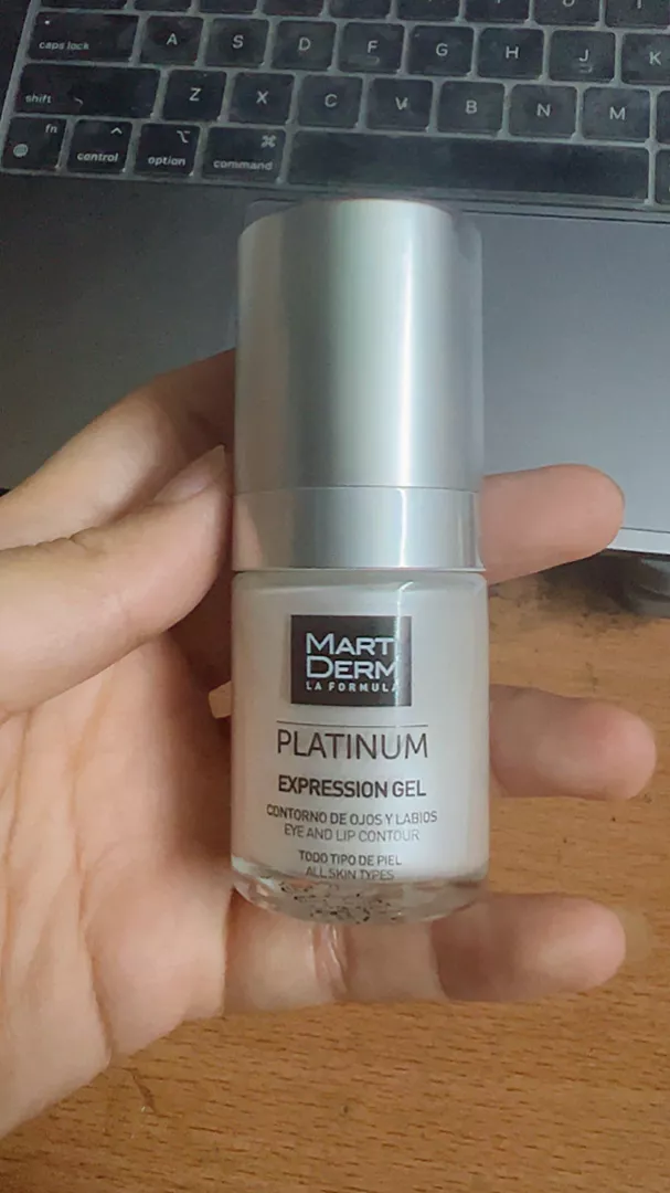 Gel giảm nếp nhăn mắt và môi MartiDerm Platinum Expression Gel 15ml - Ngăn ngừa lão hóa, làm căng da, tăng cường collagen, phù hợp mọi loại da