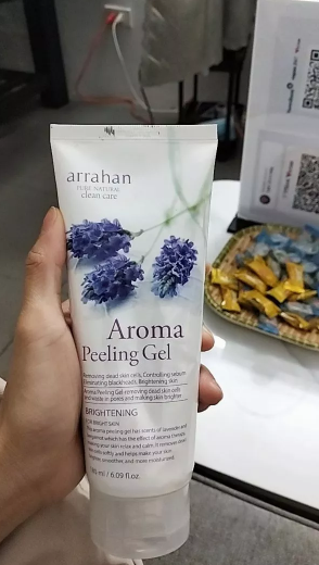 Tẩy da chết Arrahan Whitening Peeling Gel Hàn Quốc 180ml - Gel Tẩy Tế Bào Chết Dạng Gel Chiết Xuất Từ Trái Cây, Làn Da Sáng Mịn