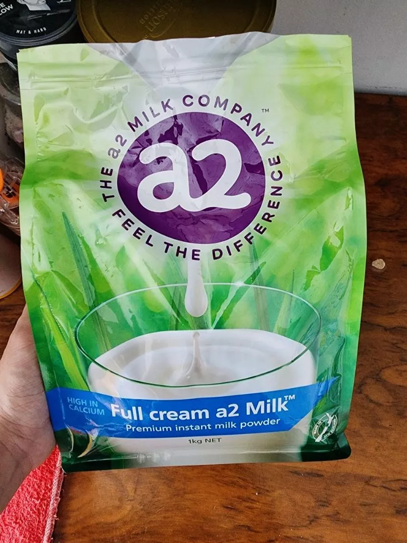 Sữa A2 Nguyên Kem Dạng Bột 1kg - Sữa Tươi Úc Chất Lượng Cao, Hỗ Trợ Tiêu Hóa & Tăng Cường Sức Khỏe Cho Mọi Lứa Tuổi