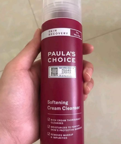 Sữa Rửa Mặt Paula's Choice Skin Recovery Softening Cream Cleanser 237ml - Giúp Làm Sạch, Dưỡng Ẩm Da Nhạy Cảm, Chăm Sóc Da Tổn Thương