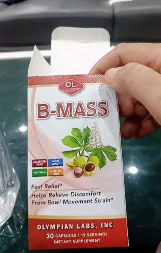 Viên uống hỗ trợ cải thiện trĩ B-Mass Olympian Labs - Giảm đau và khó chịu do búi trĩ - Sản phẩm thiên nhiên an toàn tại Mỹ